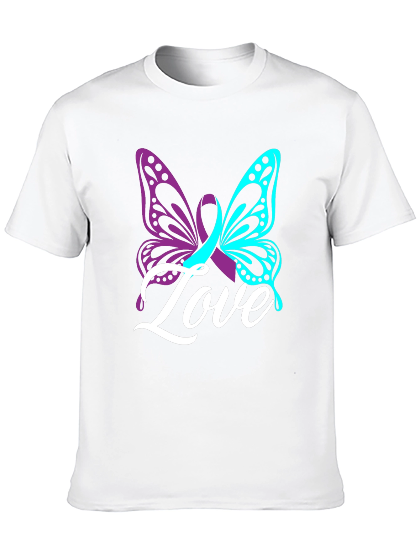 Butterfly Ribbon Love T-Shirt