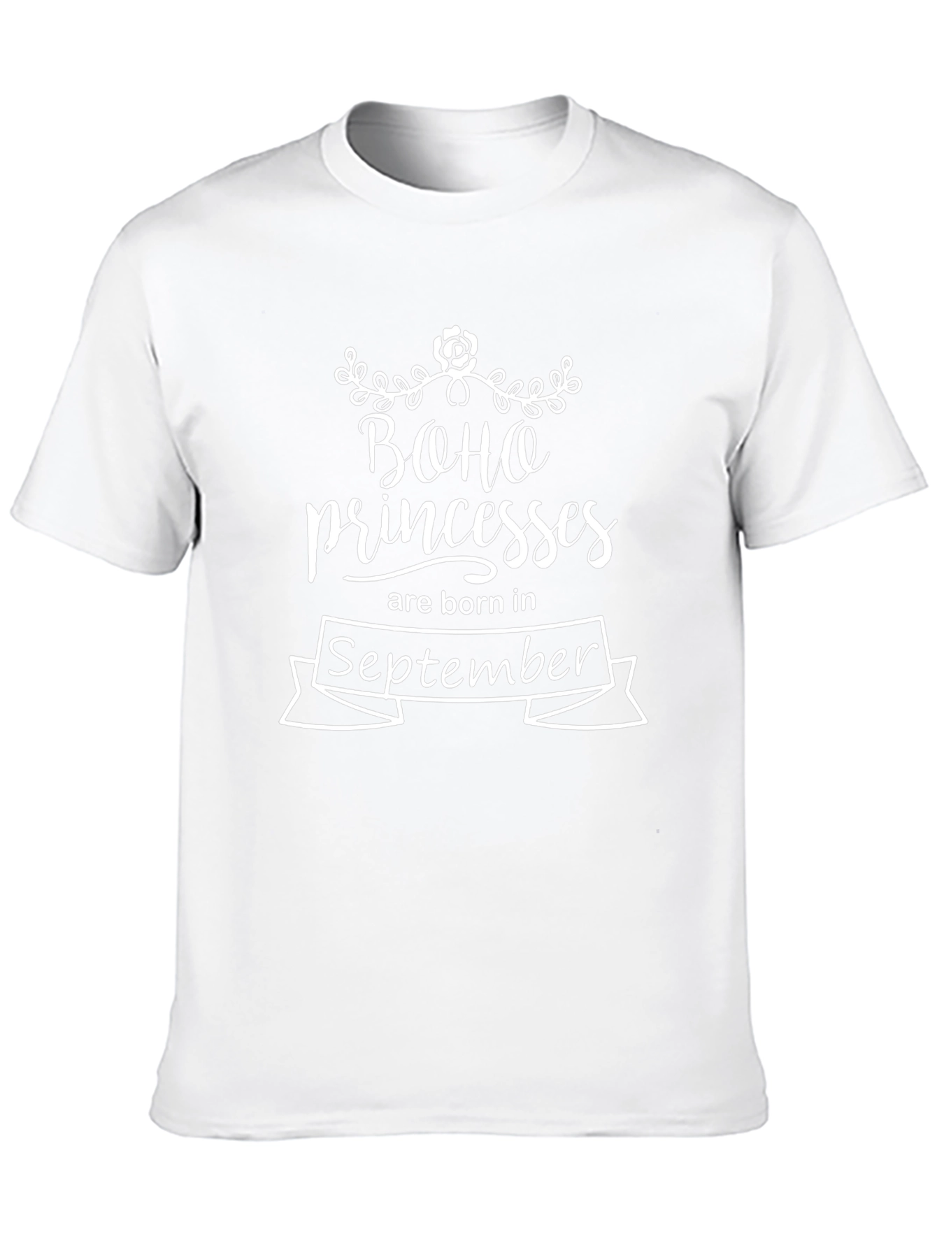 Boho Princess September Birthday T-Shirt
