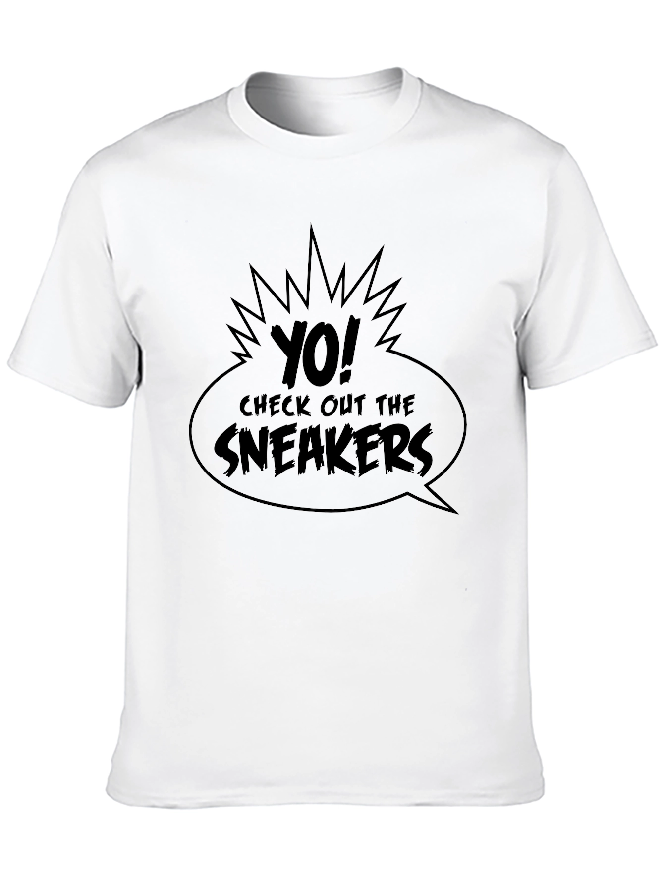 Yo! Check Out The Sneakers Black T-Shirt