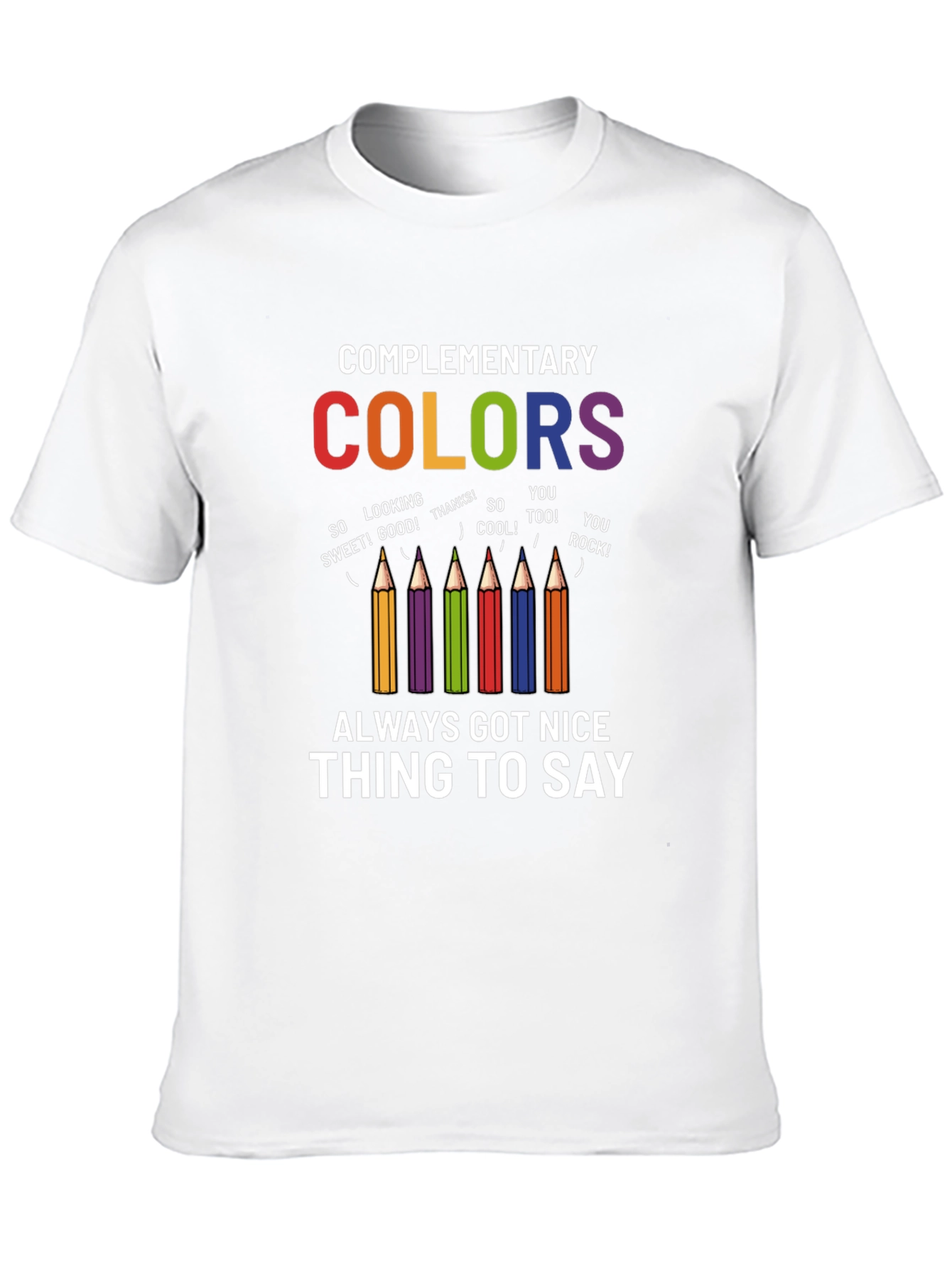 Complementary Colors Graphic Tee