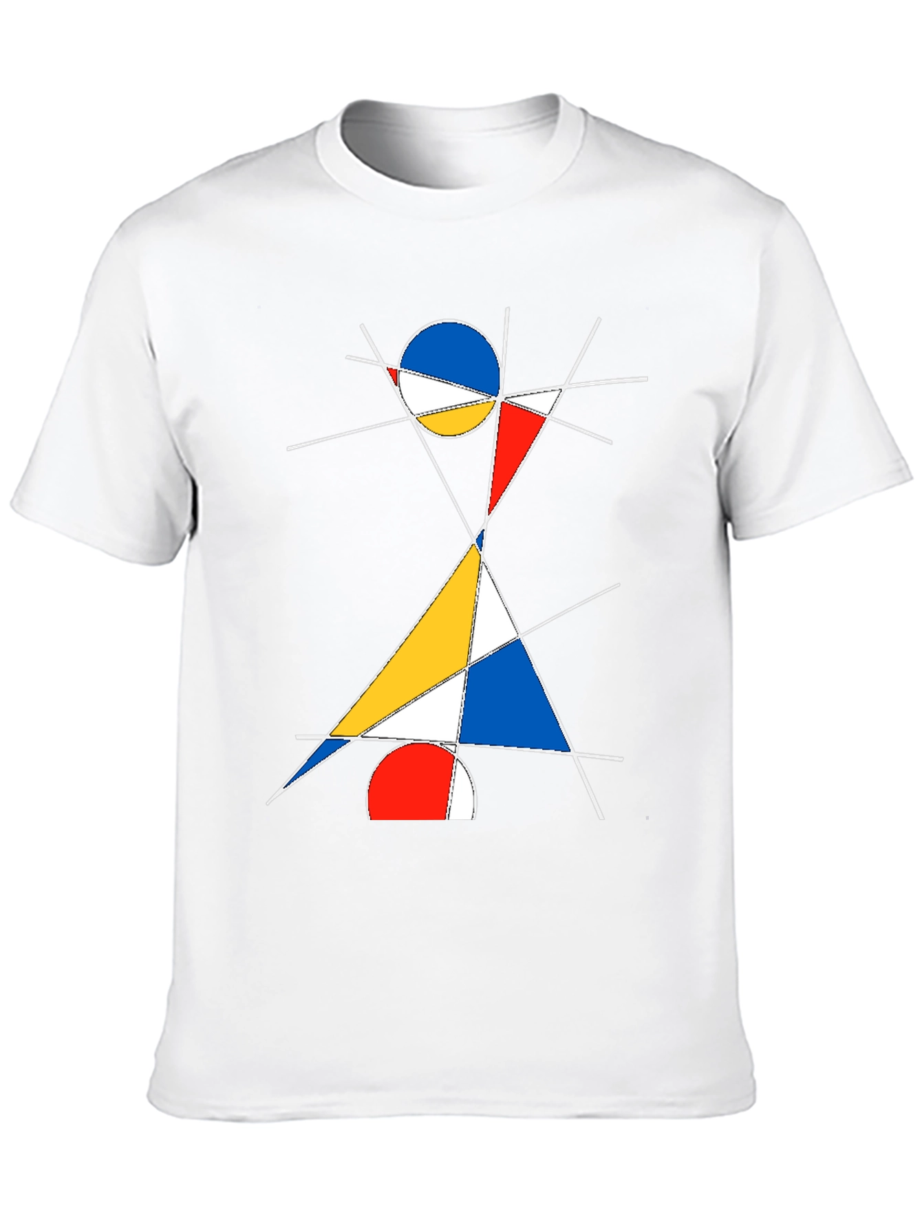 Abstract Geometric T-Shirt: Modern Art Design