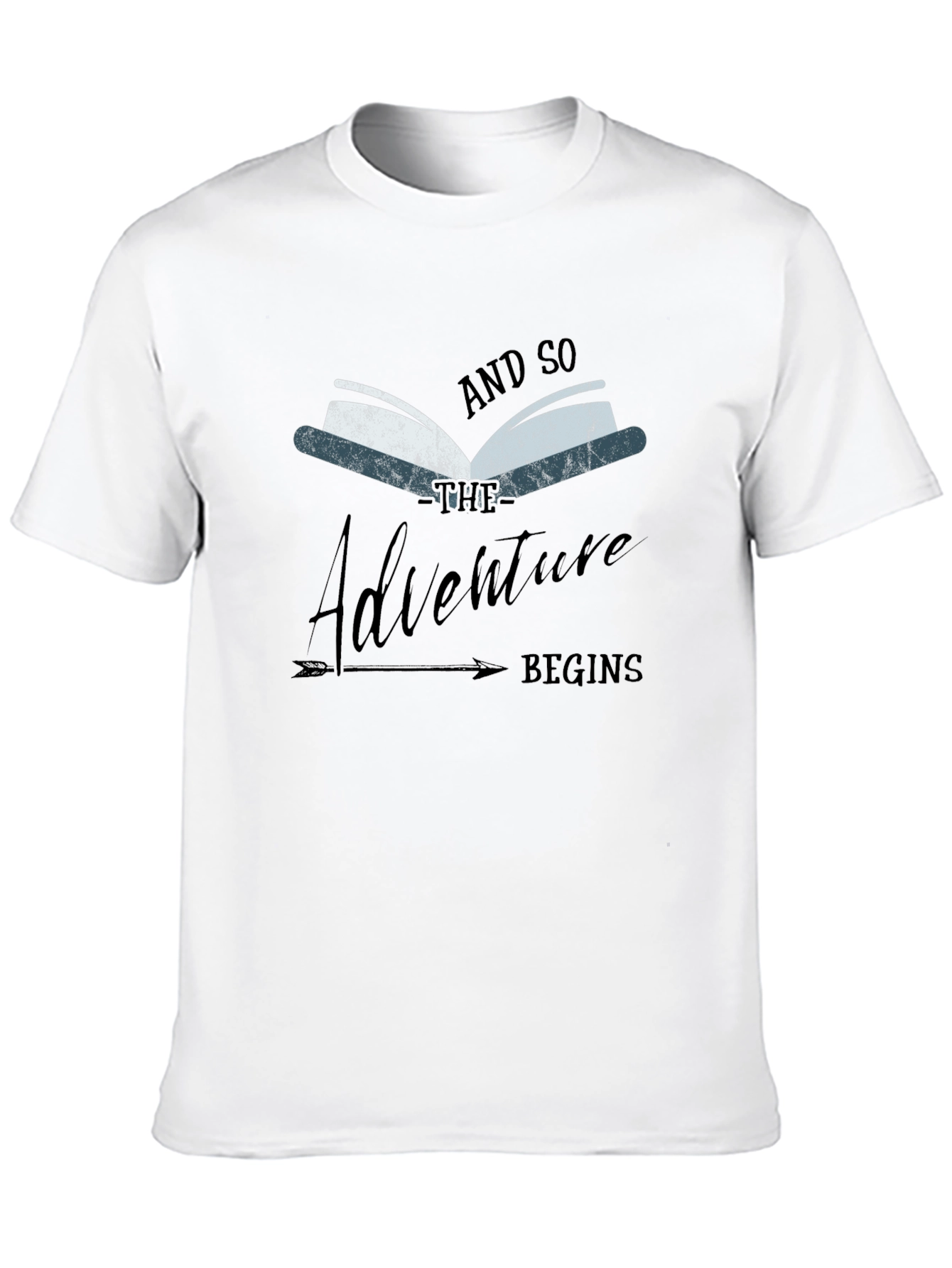 Adventure Begins Book Graphic Tee