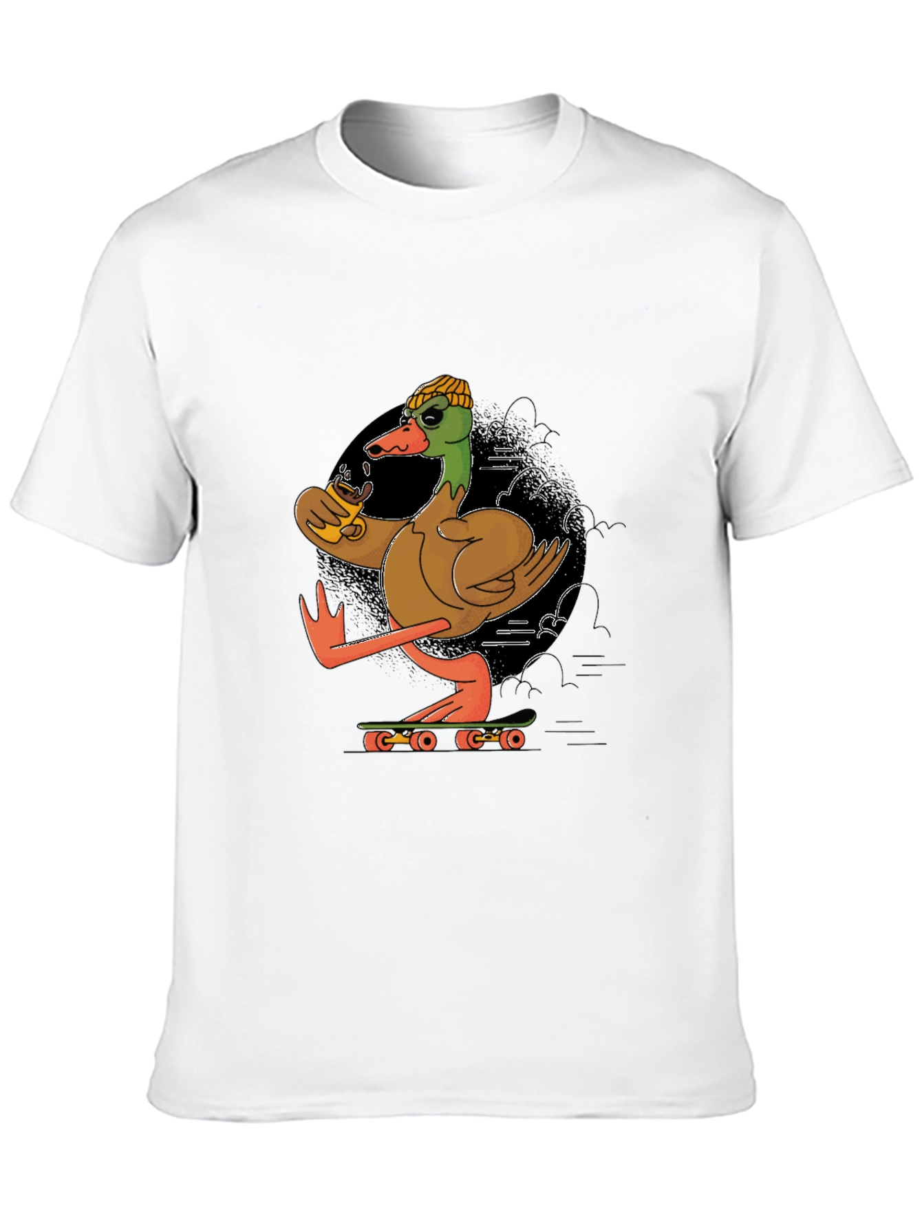 Duck Skateboarder Graphic Tee