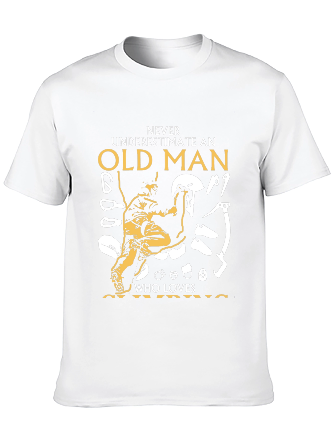 Climbing Old Man Graphic Tee