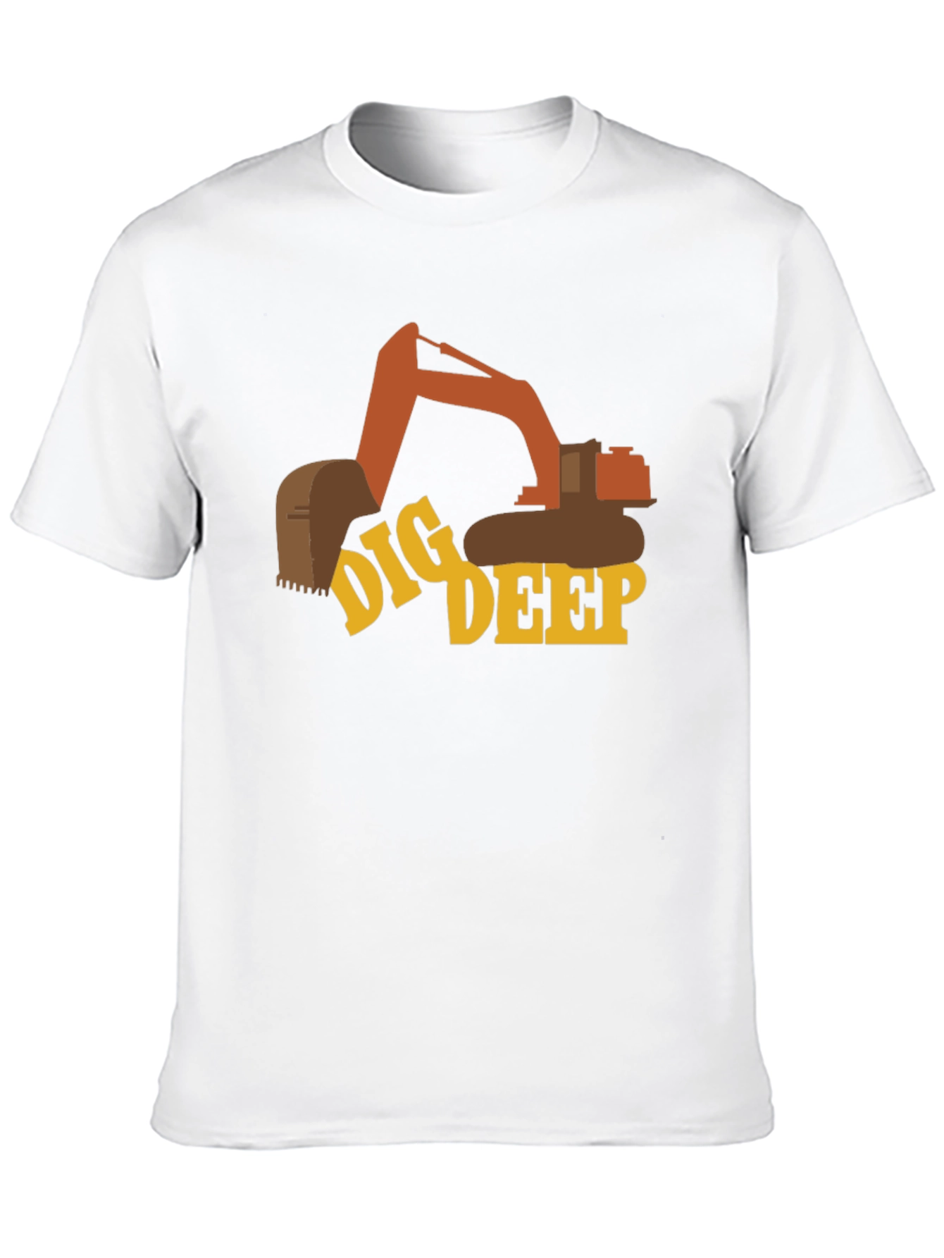 Dig Deep Excavator Graphic T-Shirt