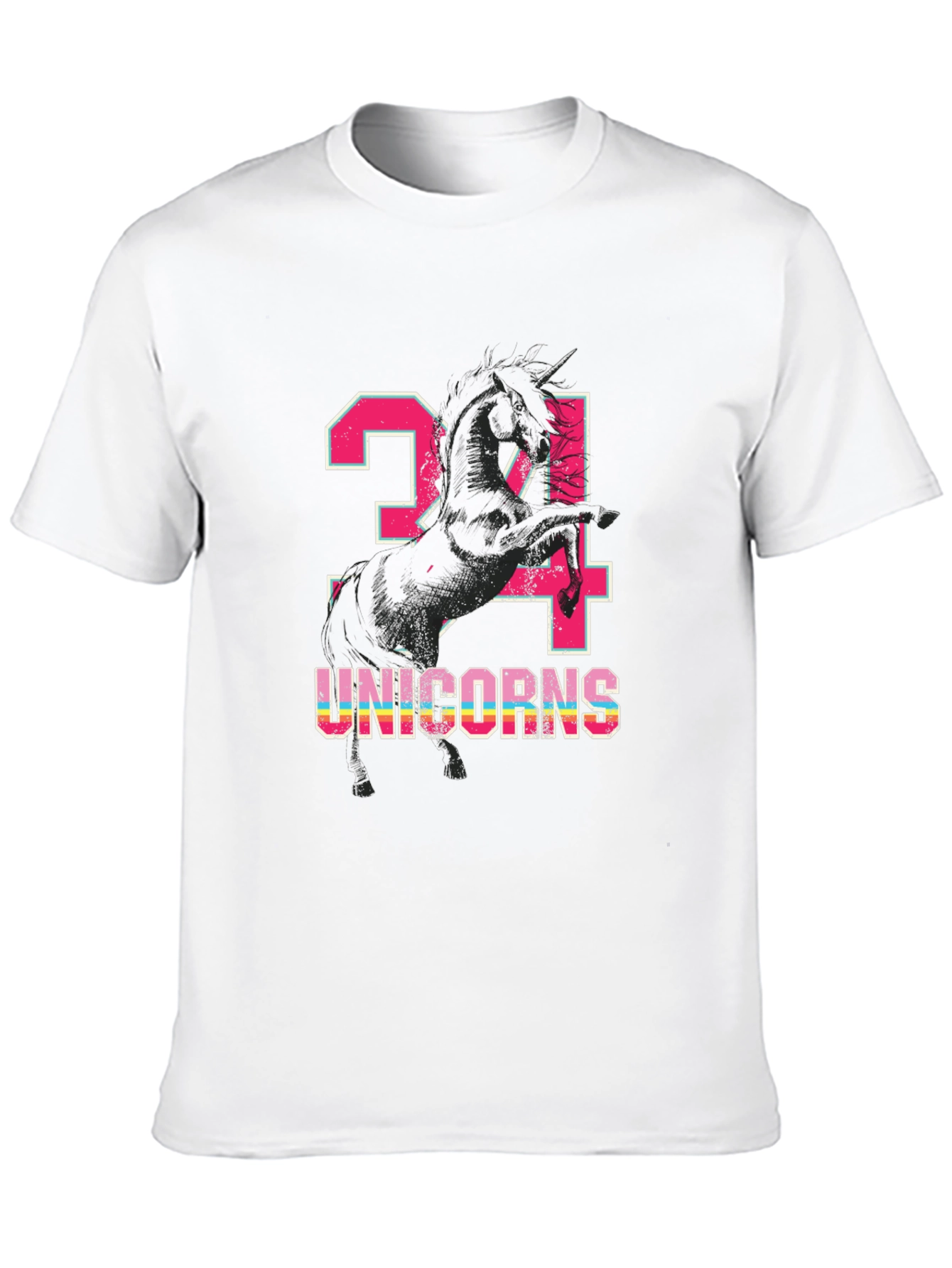 Unicorns Birthday T-Shirt - Number 24