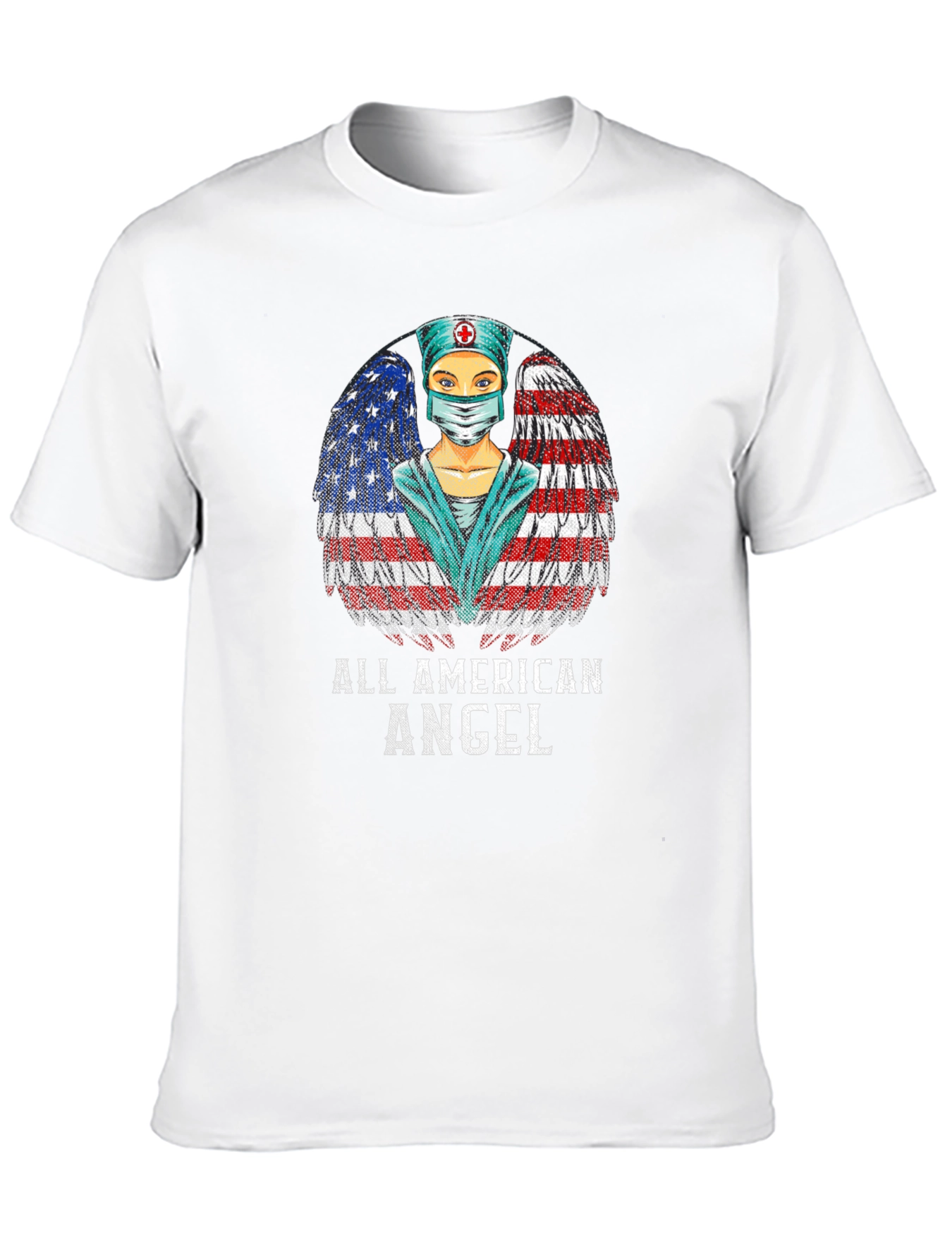 All American Angel Nurse T-Shirt