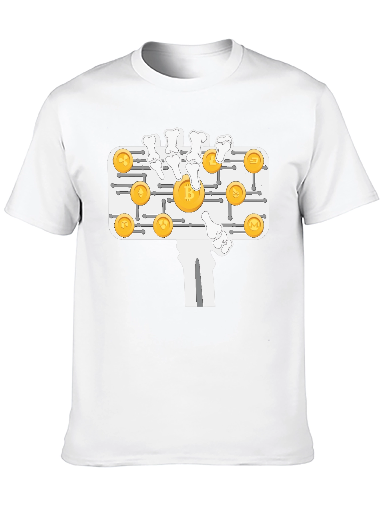 Crypto Skeleton Hand T-Shirt