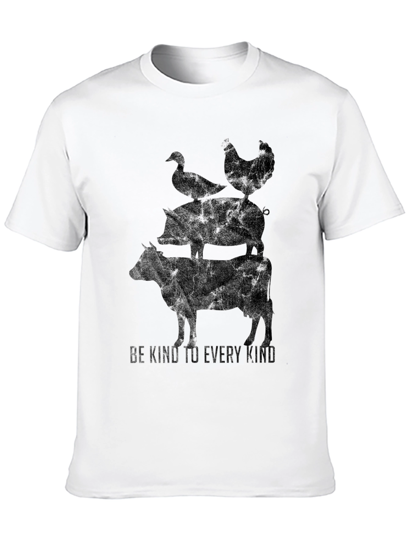 Be Kind to Every Kind Animal Stack T-Shirt