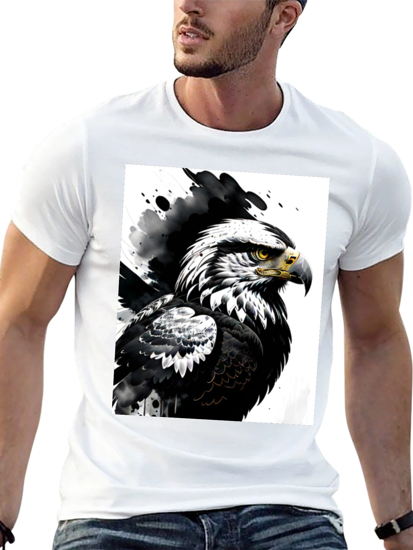 Eagle Graphic Black T-Shirt