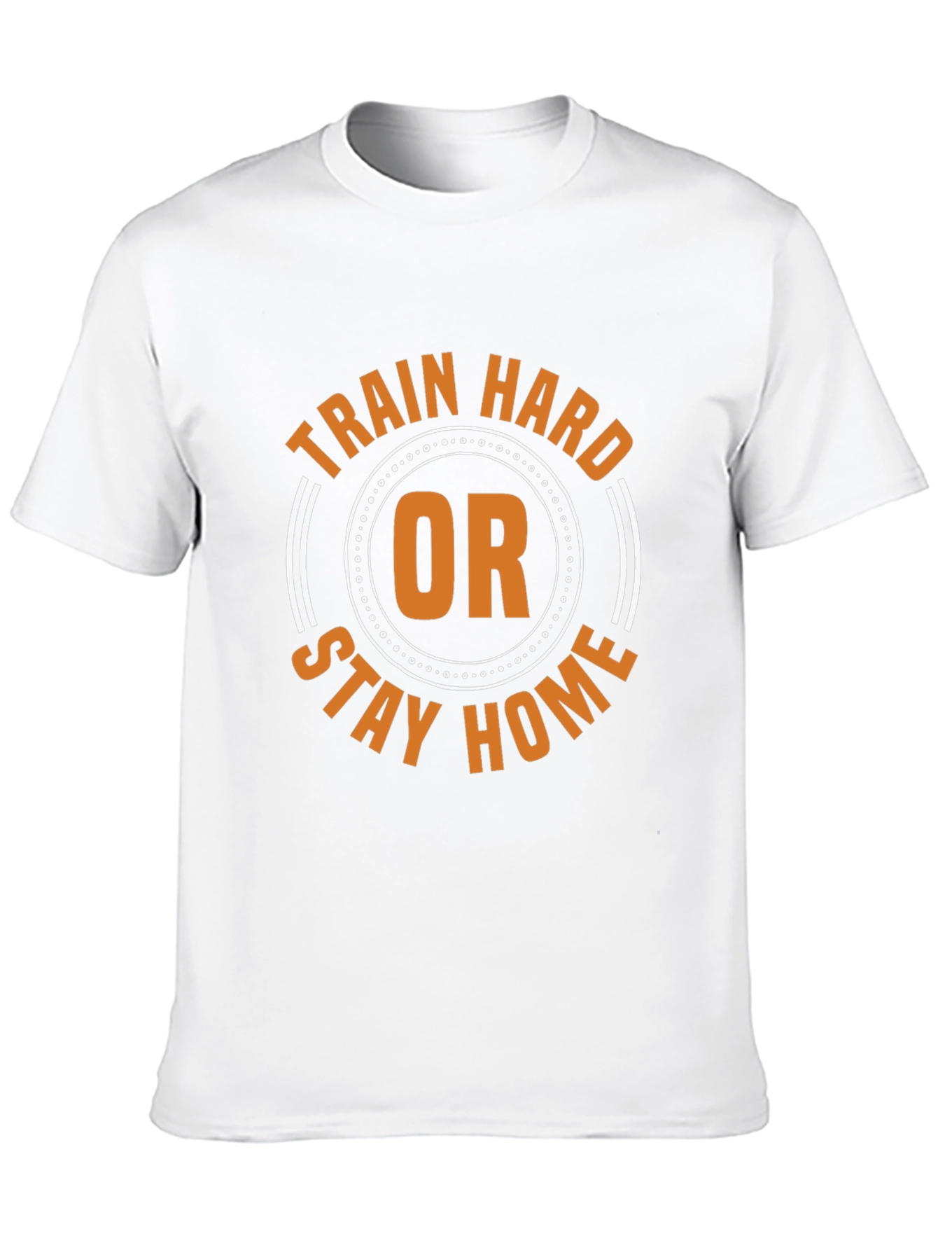 Train Hard or Stay Home Black Graphic Tee