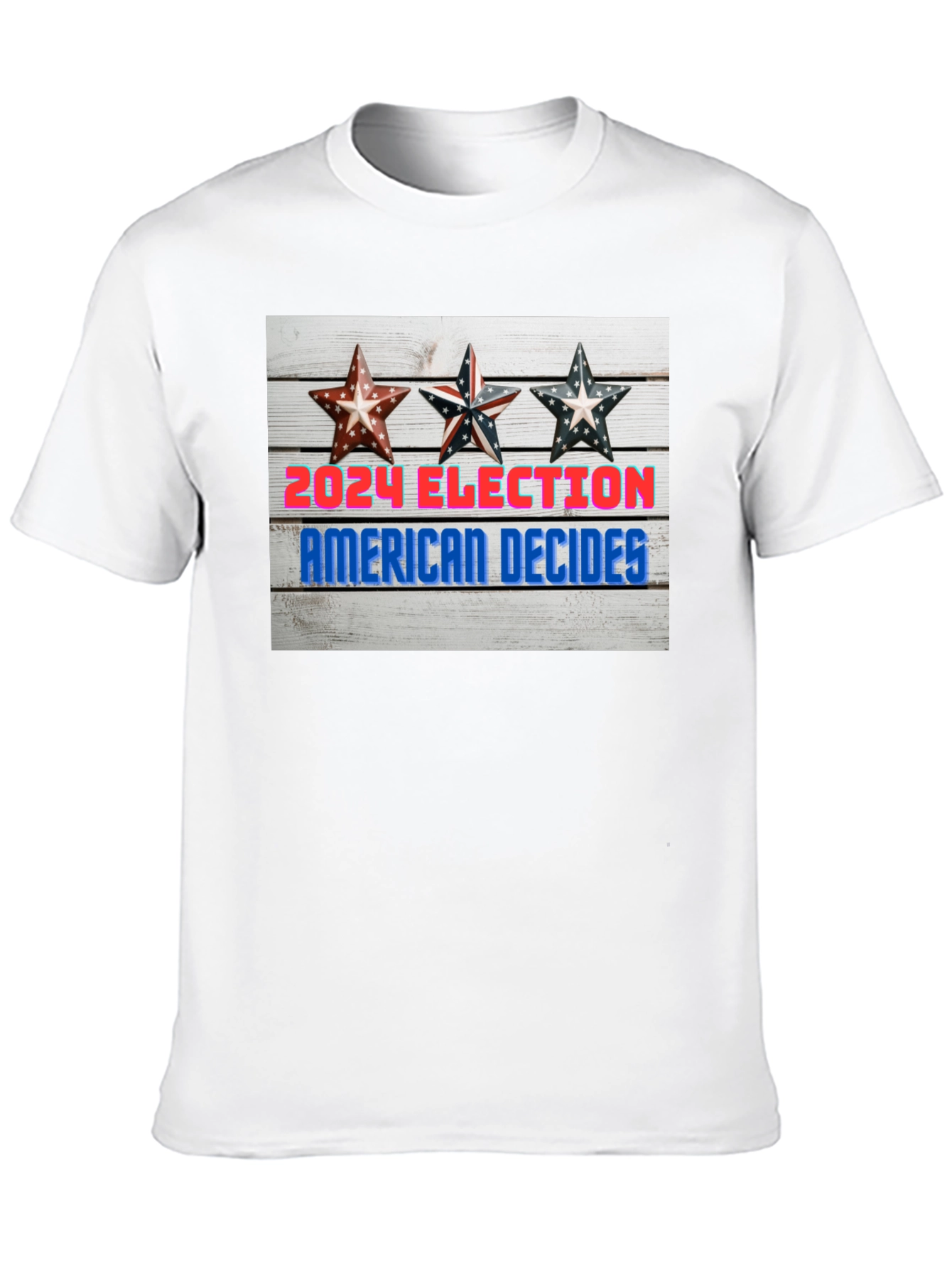 2024 Election American Decides Graphic T-Shirt