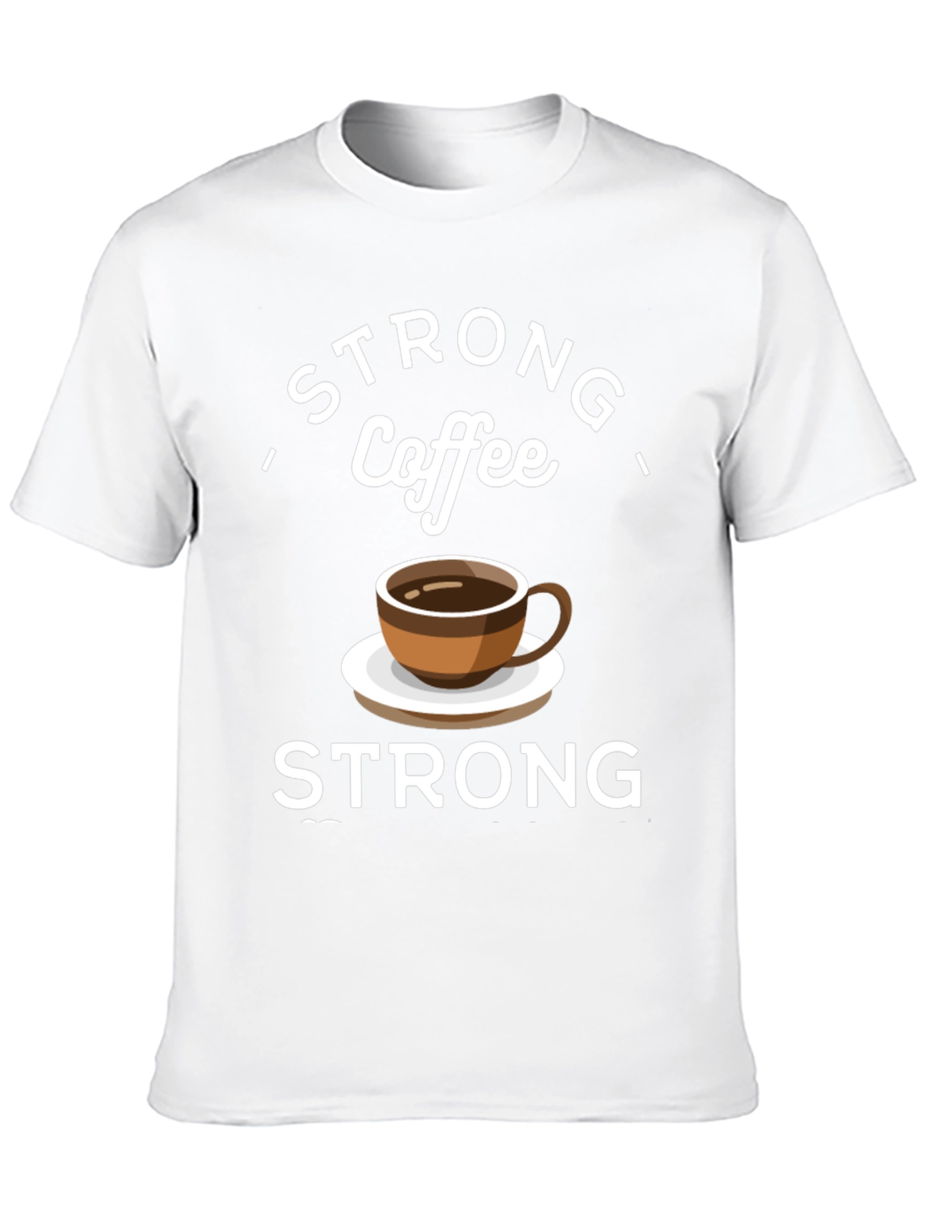 Strong Coffee Graphic Tee - Comfort & Style
