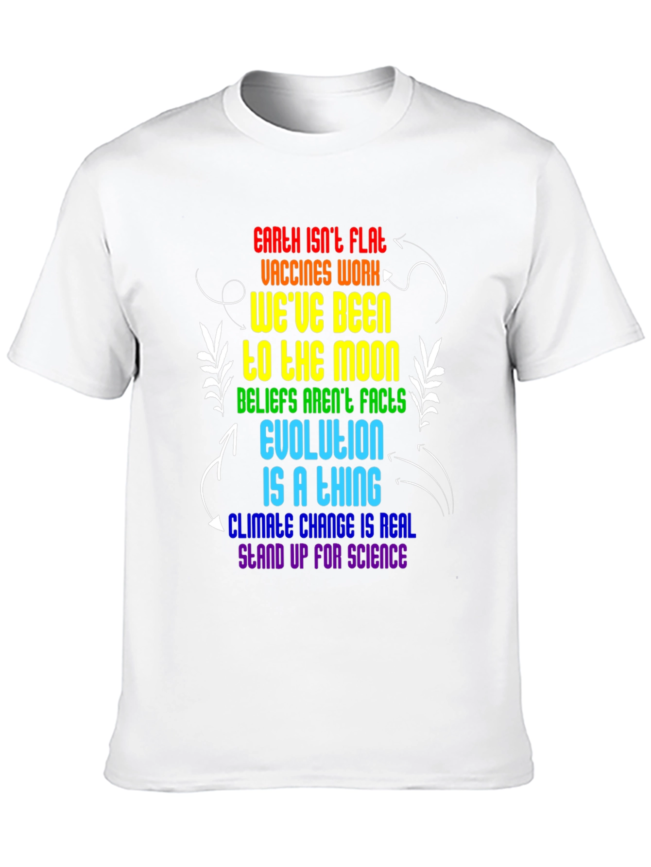 Science Facts Rainbow T-Shirt