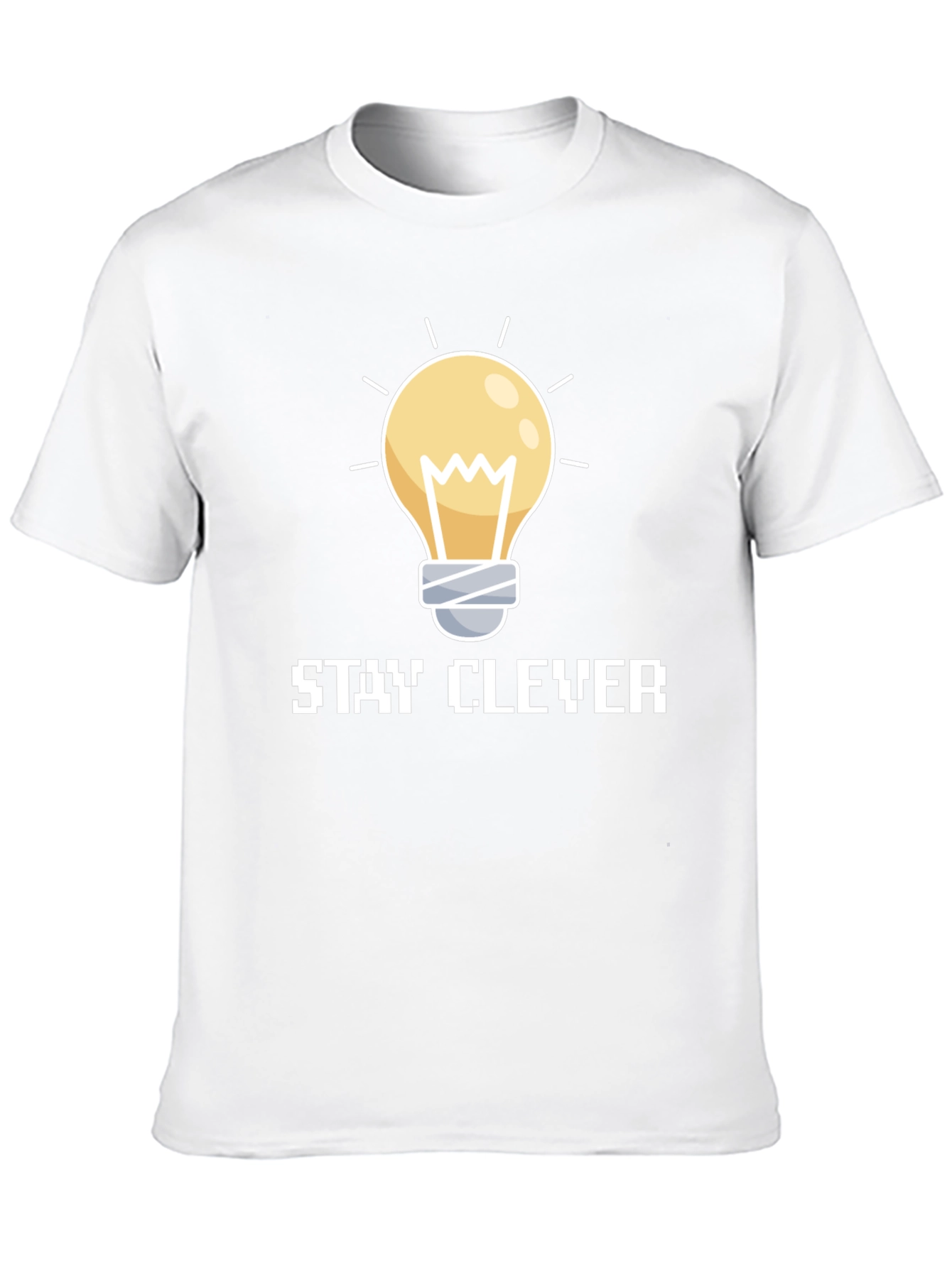Stay Clever Graphic Tee - Idea Lightbulb Design