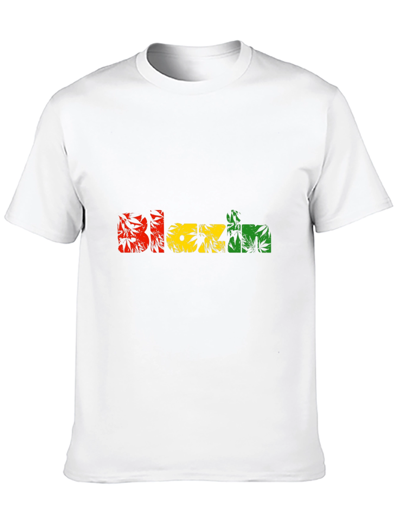 Blazin Rasta Graphic T-Shirt - Unique Design