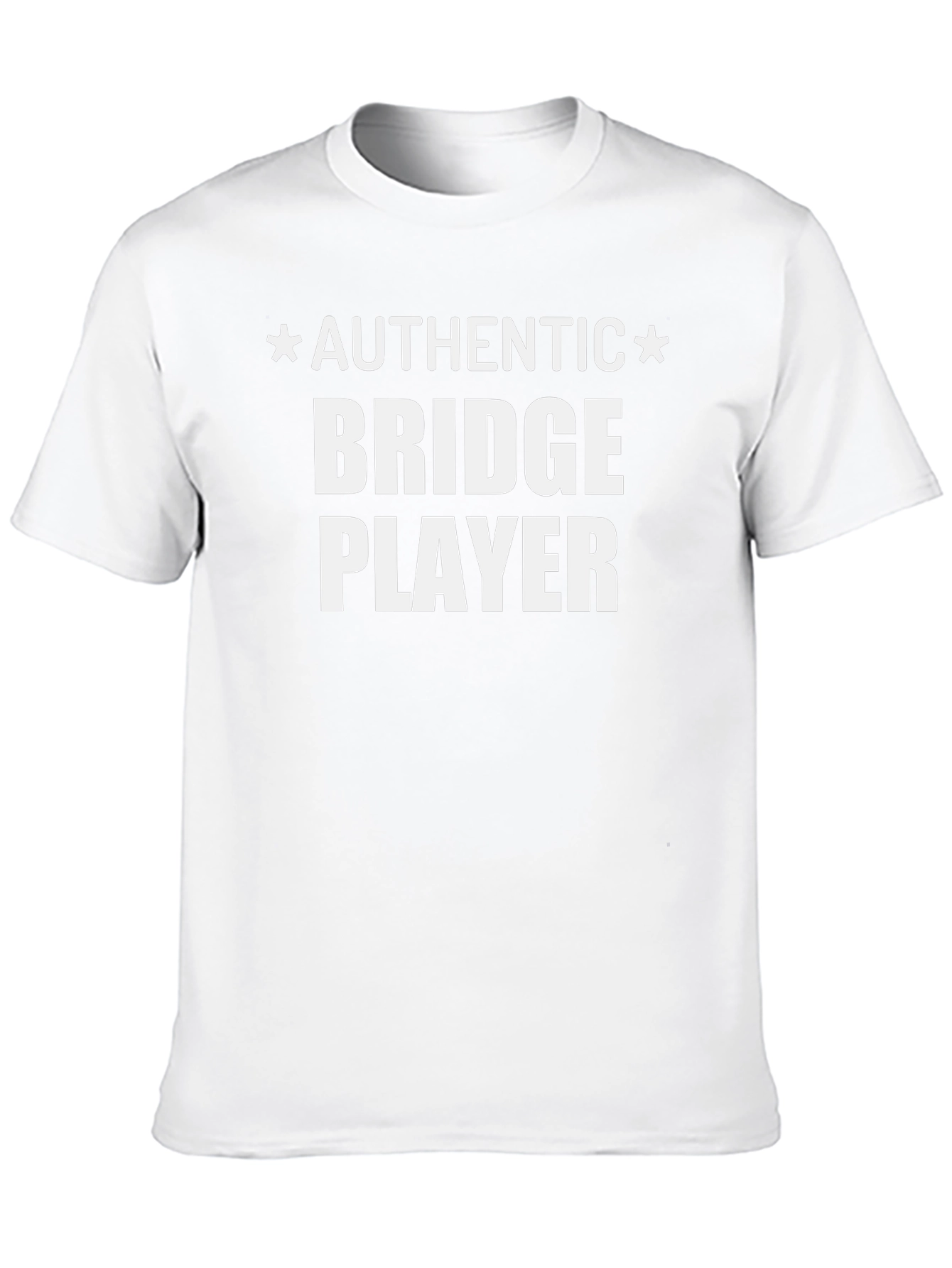 Authentic Bridge Player Black T-Shirt
