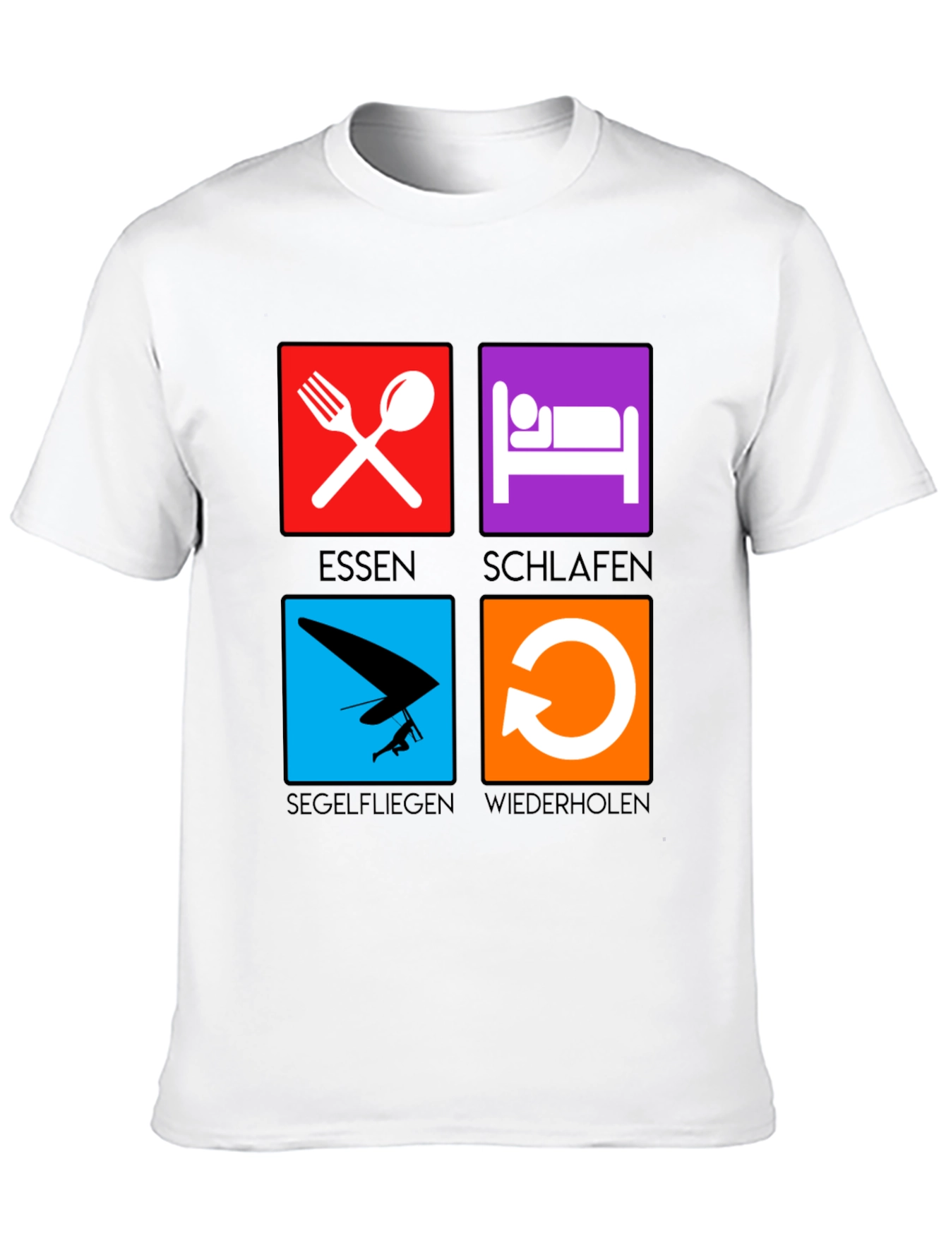 Eat Sleep Hang Gliding Repeat T-Shirt