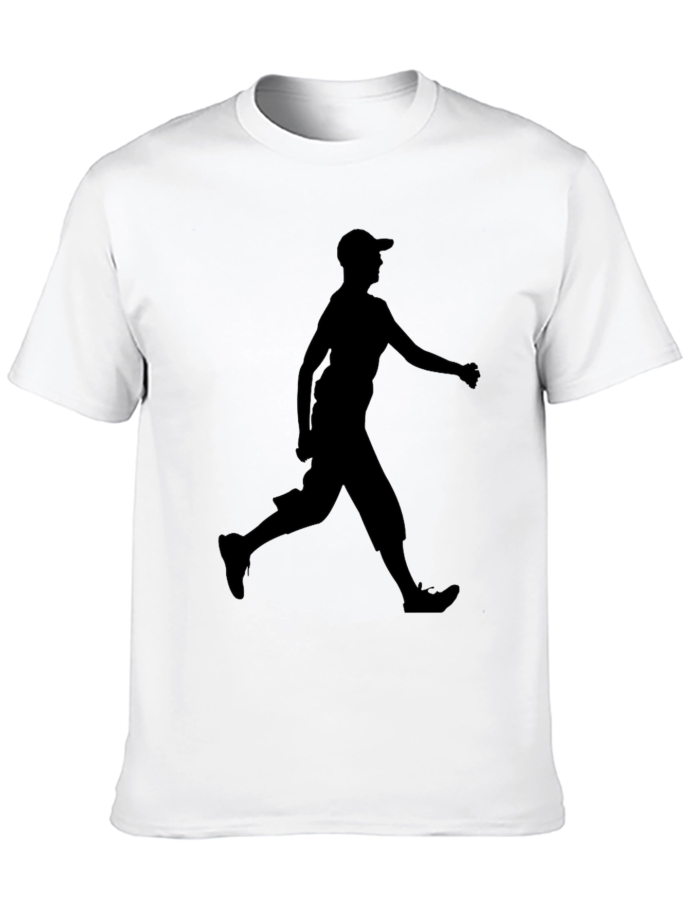 Silhouette Man Black T-Shirt