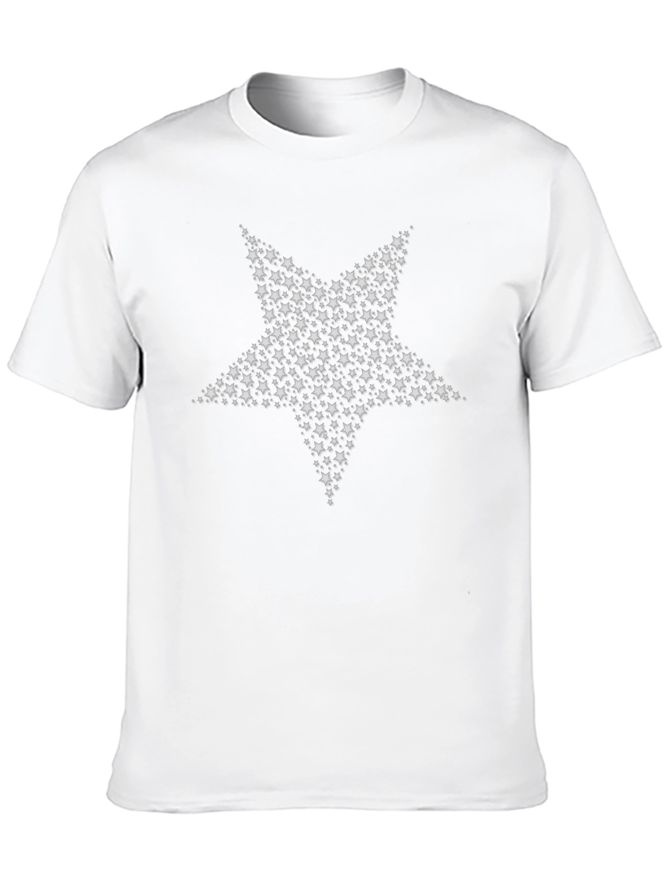 Starry Star T-Shirt - Black Cotton Tee