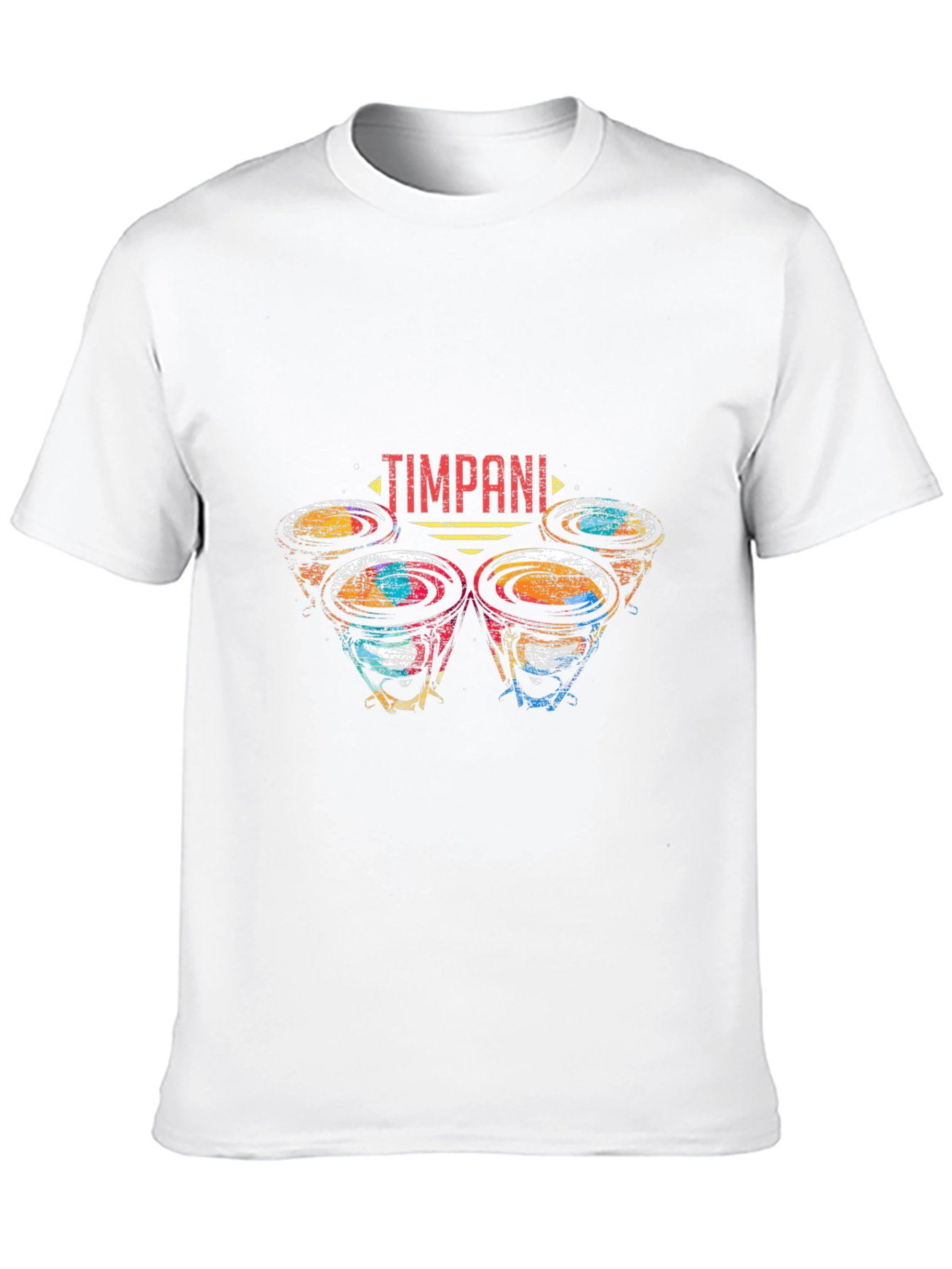 Timpani Drum Graphic Black T-Shirt