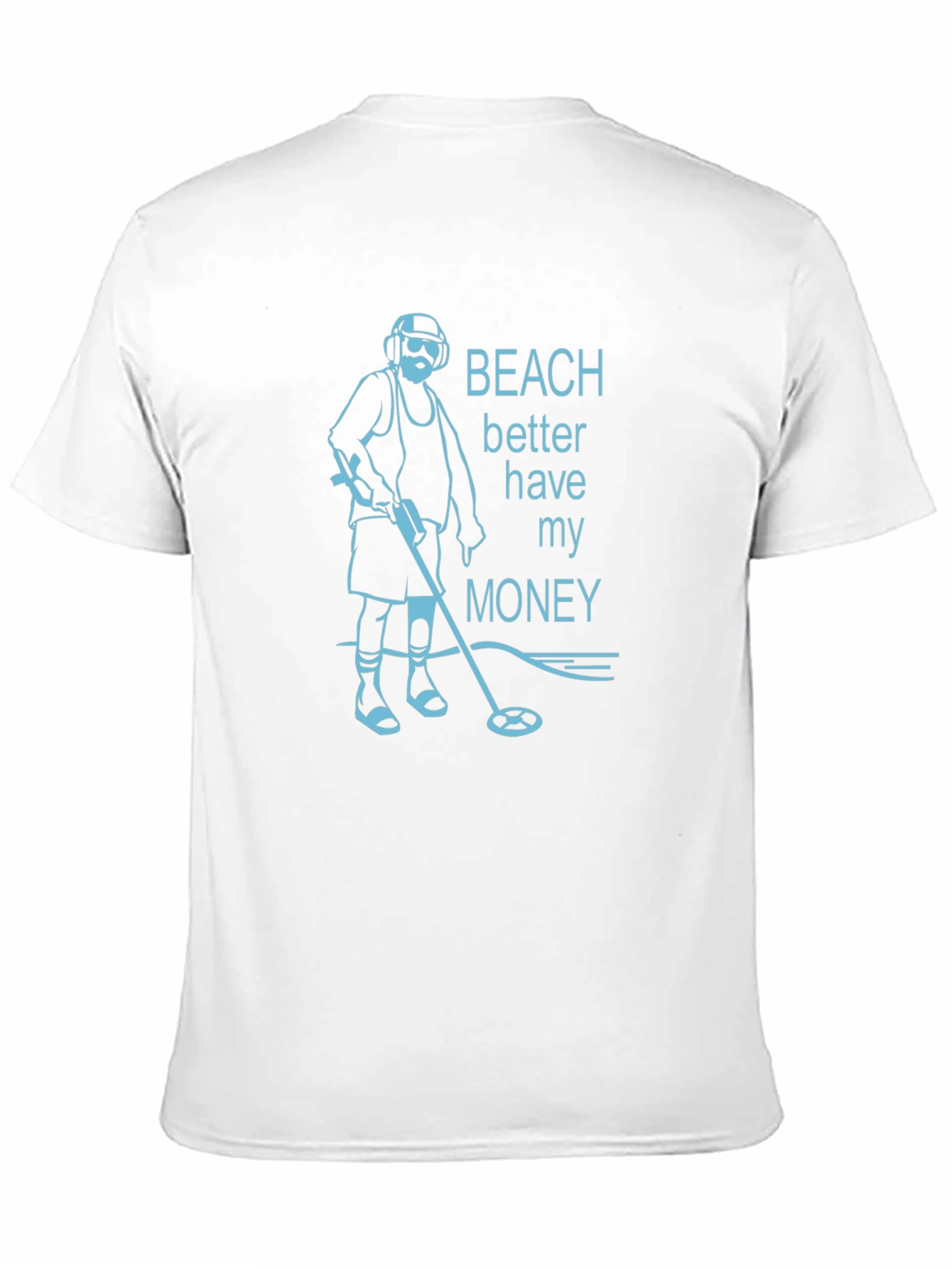 Beach Better Have My Money Graphic Tee - Black
