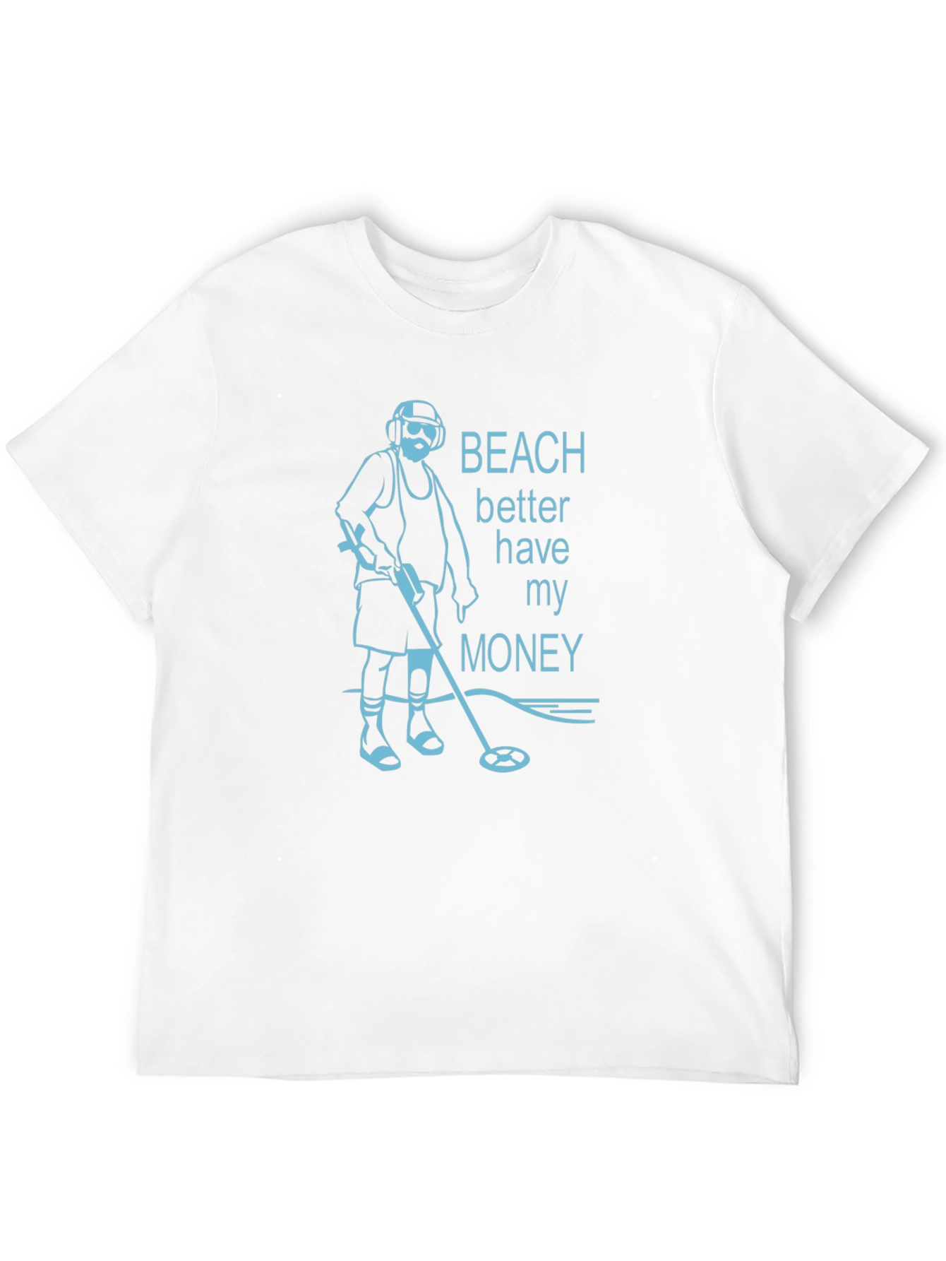 Beach Better Have My Money Graphic Tee - Black