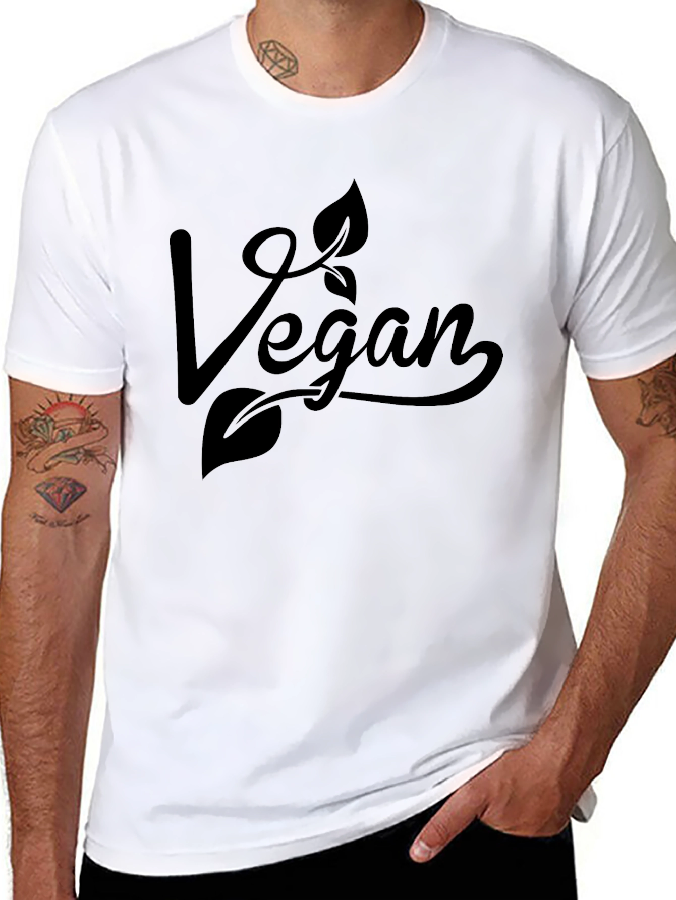 Vegan Graphic Tee - Stylish & Sustainable