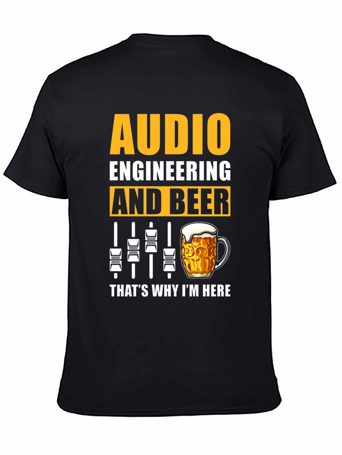 Audio Engineering & Beer Graphic T-Shirt