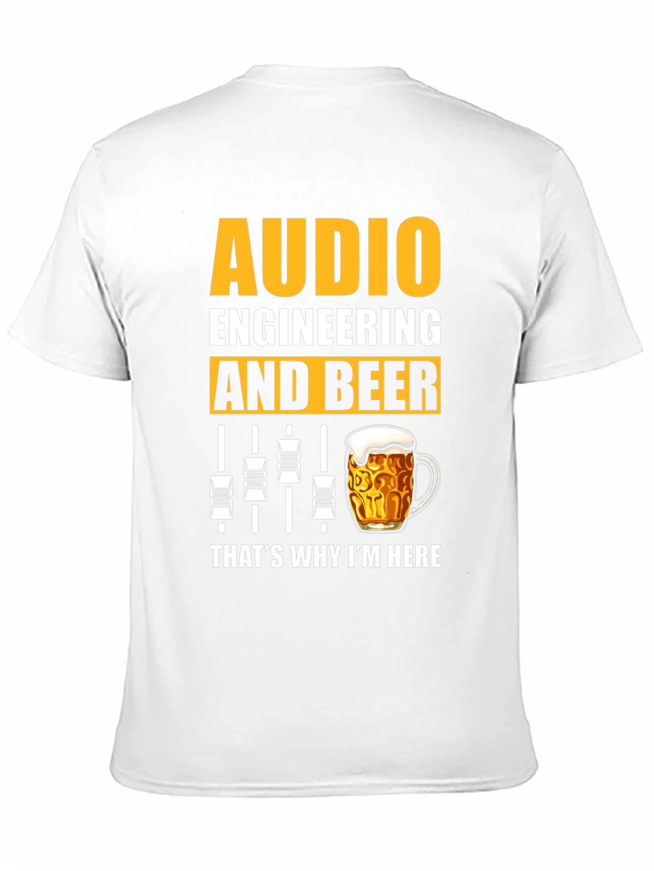 Audio Engineering & Beer Graphic T-Shirt