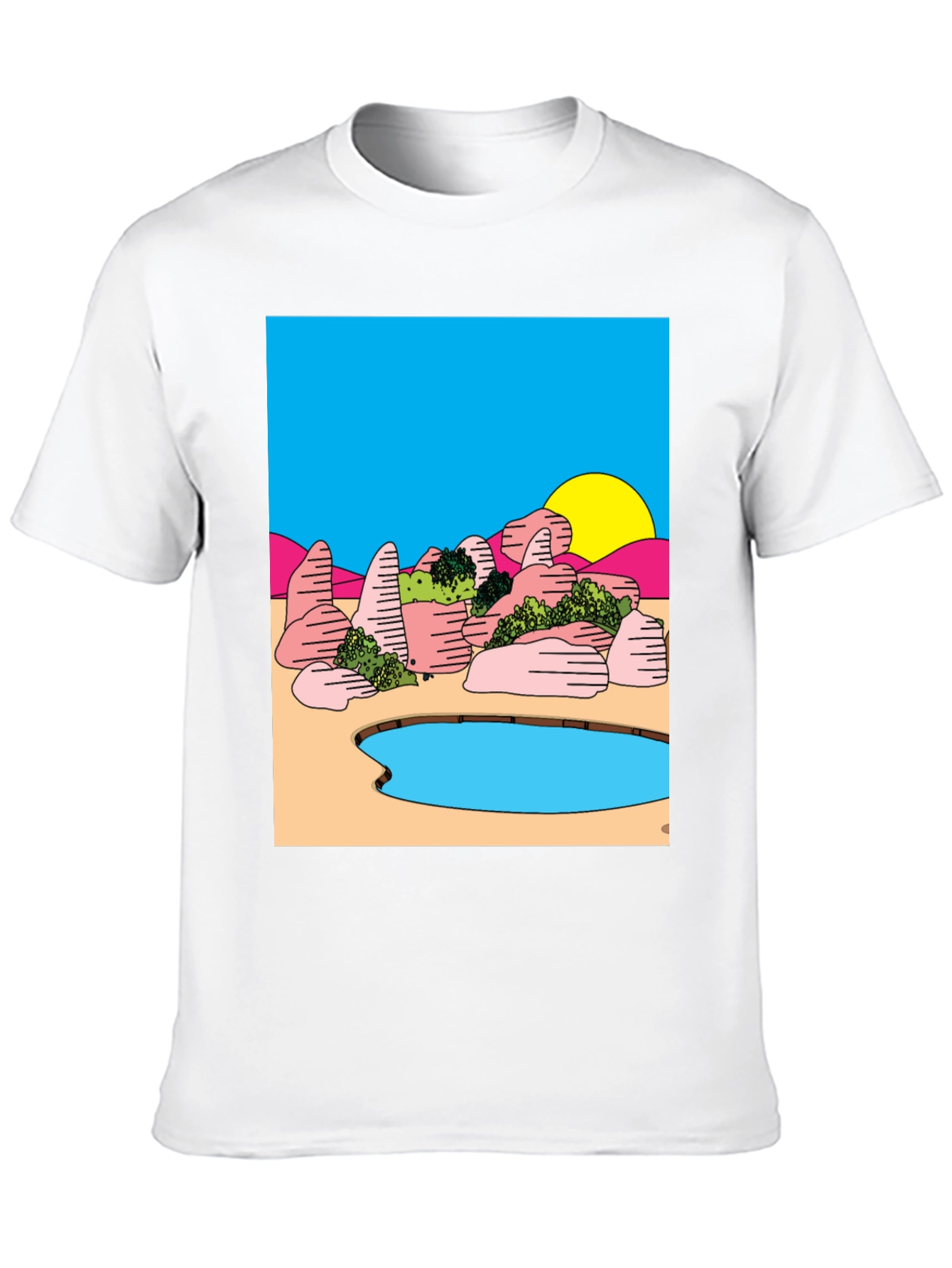 Surreal Landscape Graphic Tee