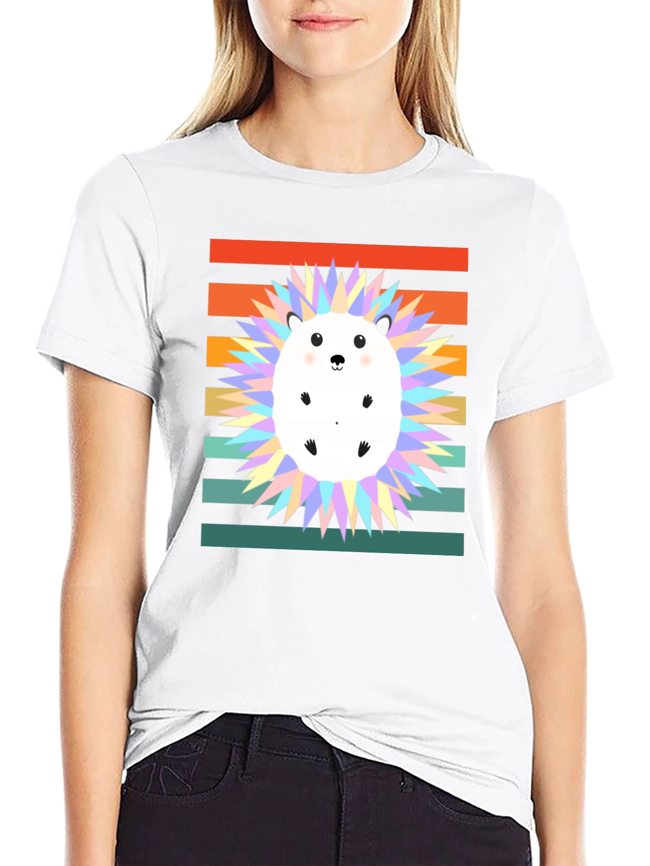 Retro Hedgehog Graphic Tee