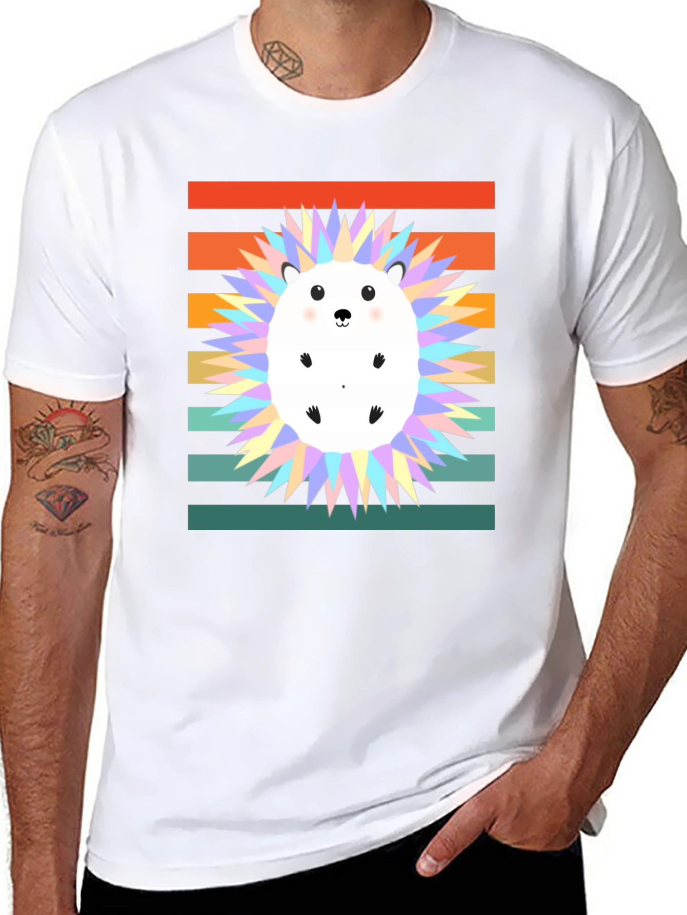 Retro Hedgehog Graphic Tee