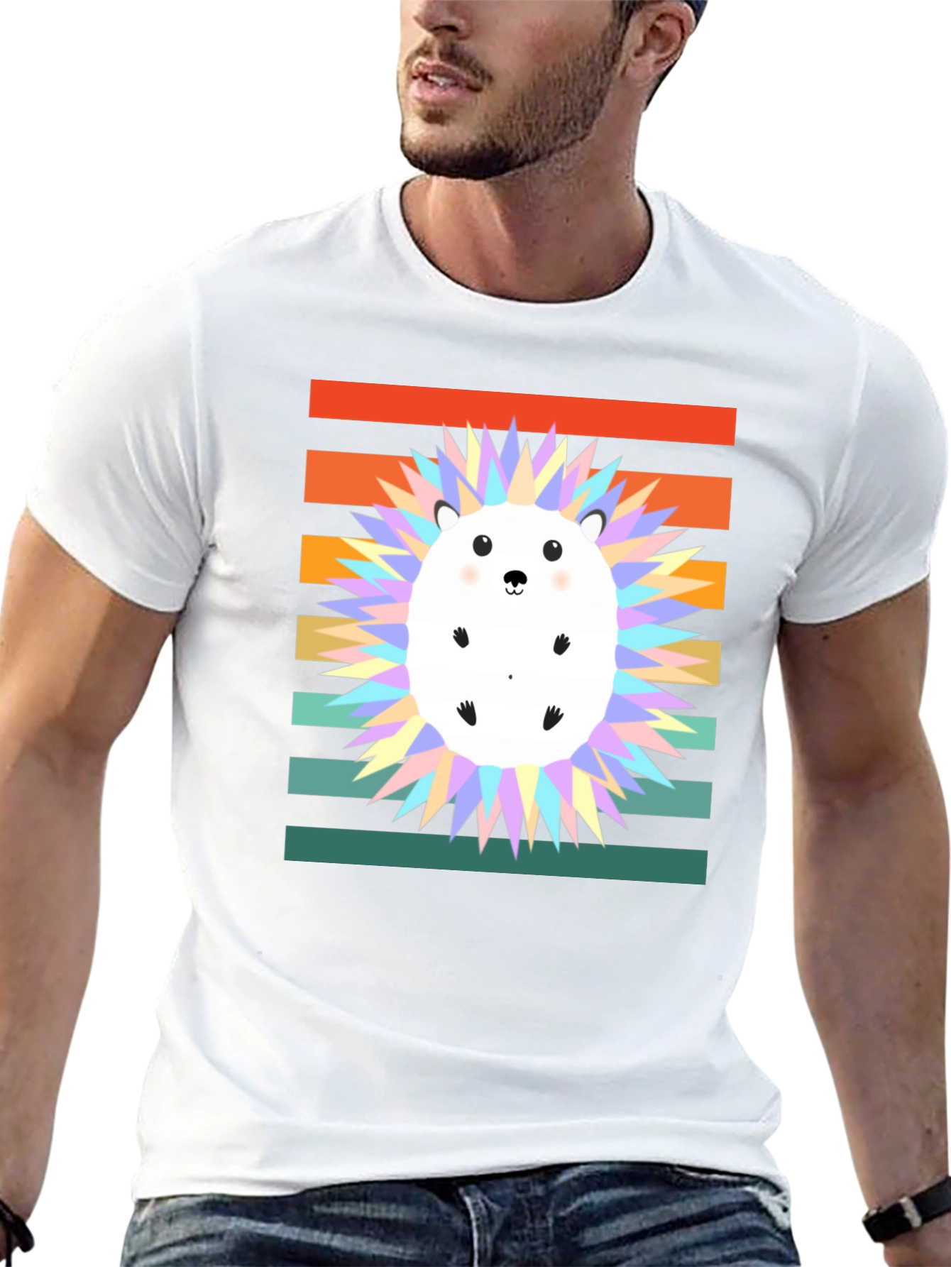 Retro Hedgehog Graphic Tee