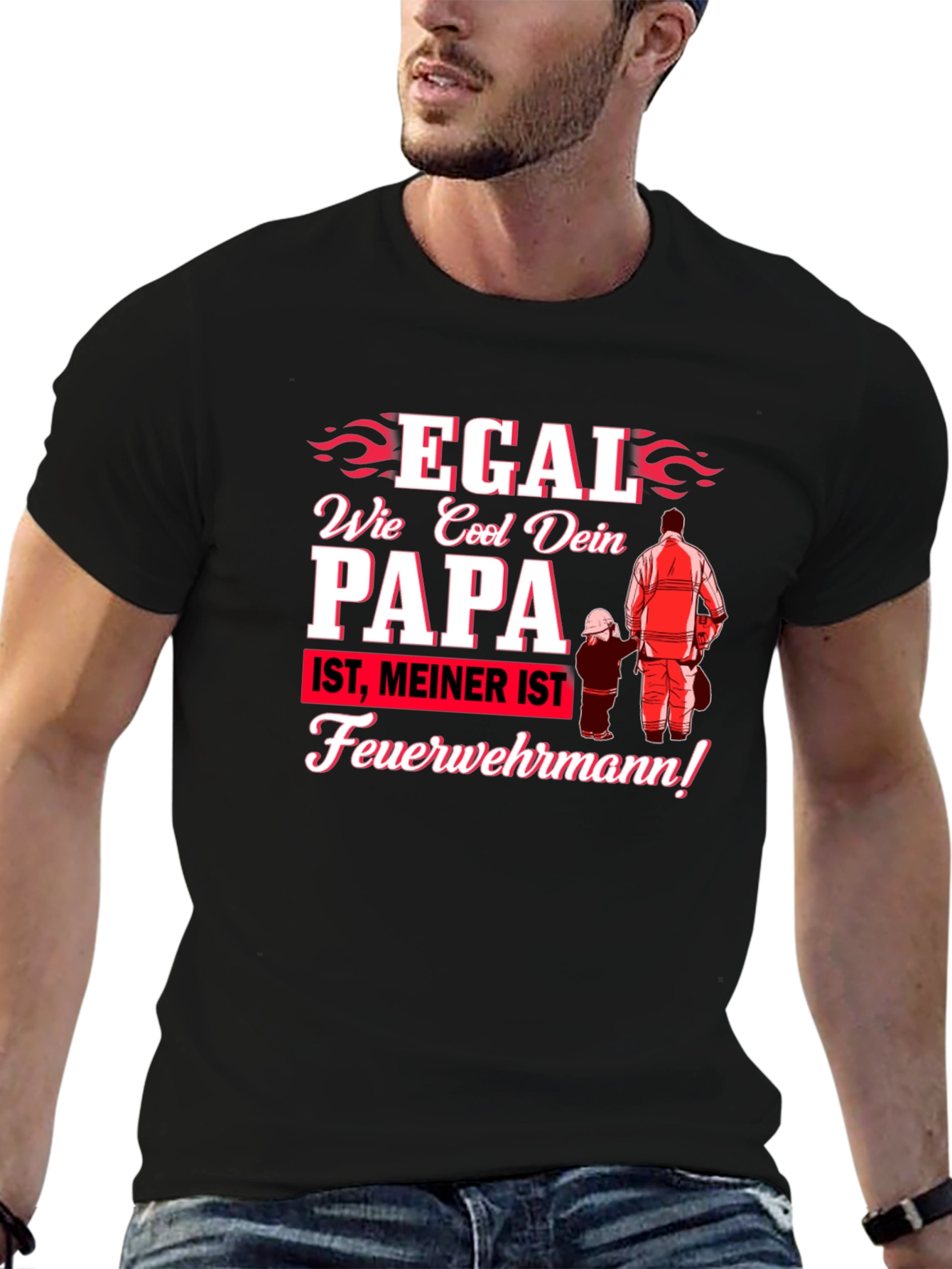 Cool Dad Firefighter T-Shirt