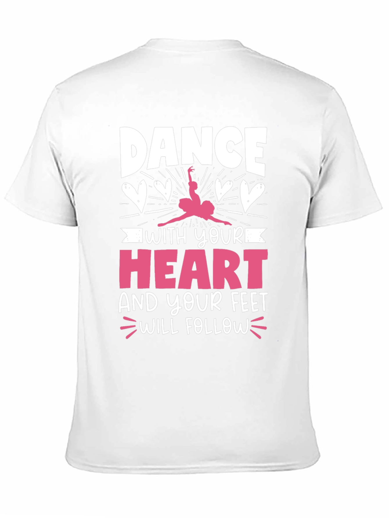 Dance with Your Heart Graphic Tee - Black