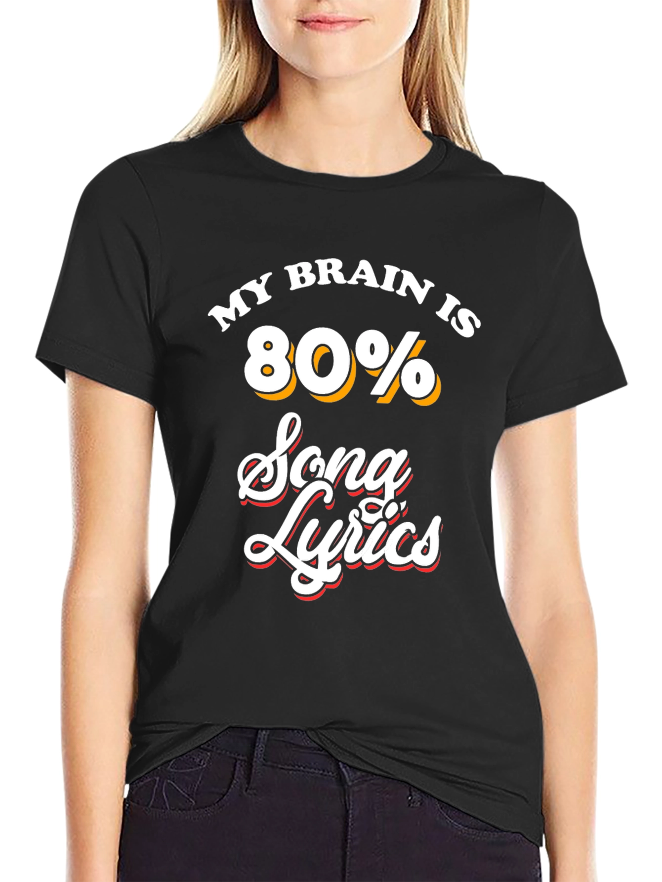 Song Lyrics T-Shirt - Funny Music Lover Tee