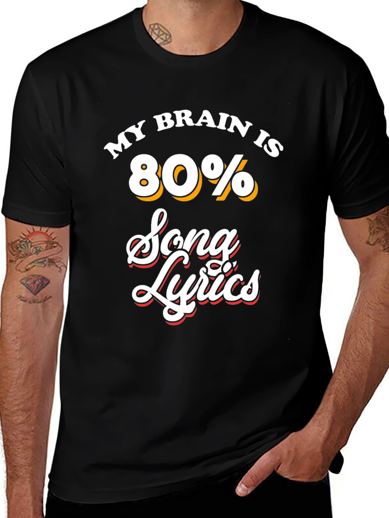 Song Lyrics T-Shirt - Funny Music Lover Tee