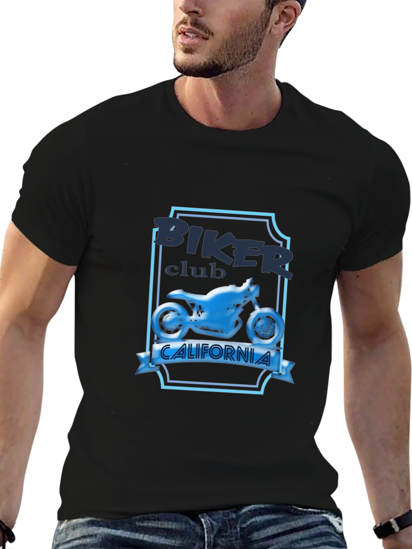 Biker Club California Graphic T-Shirt