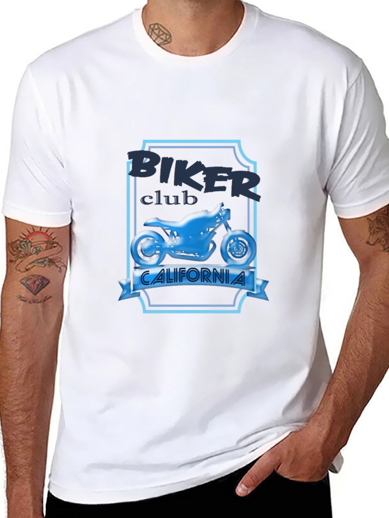 Biker Club California Graphic T-Shirt