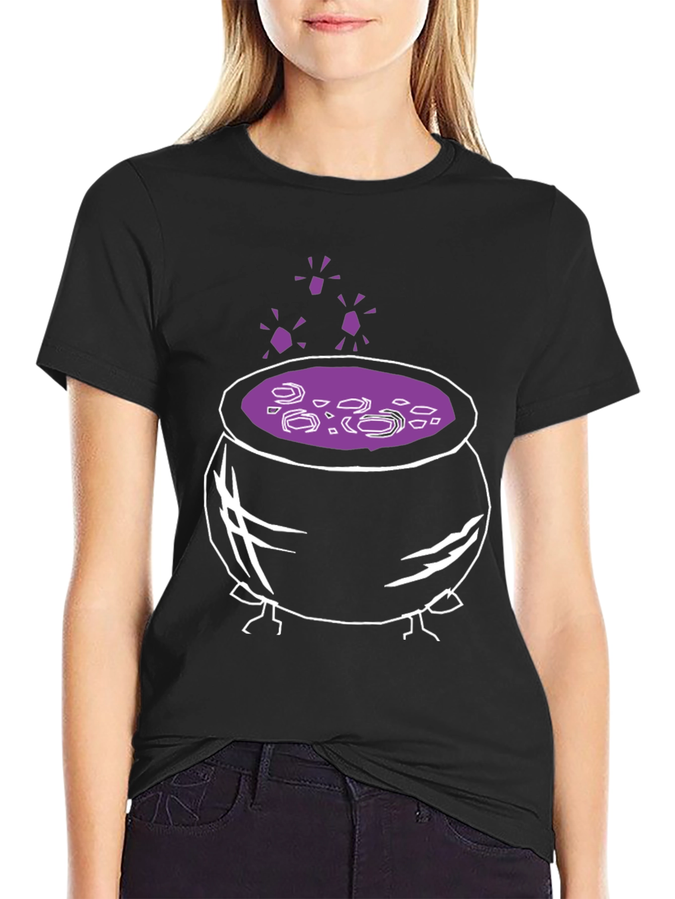 Witches Brew Cauldron T-Shirt Halloween Magic