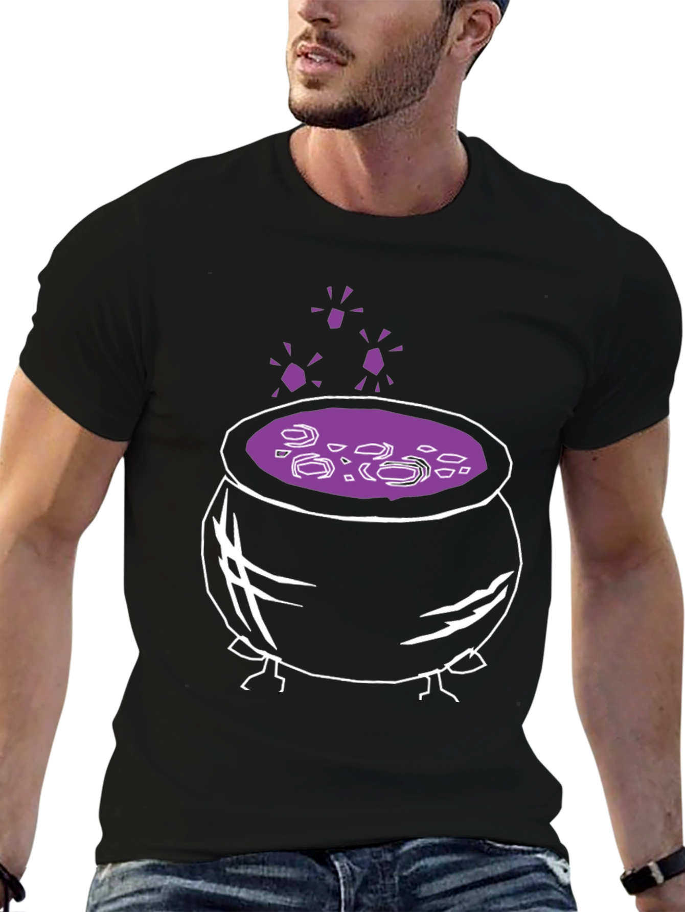 Witches Brew Cauldron T-Shirt Halloween Magic