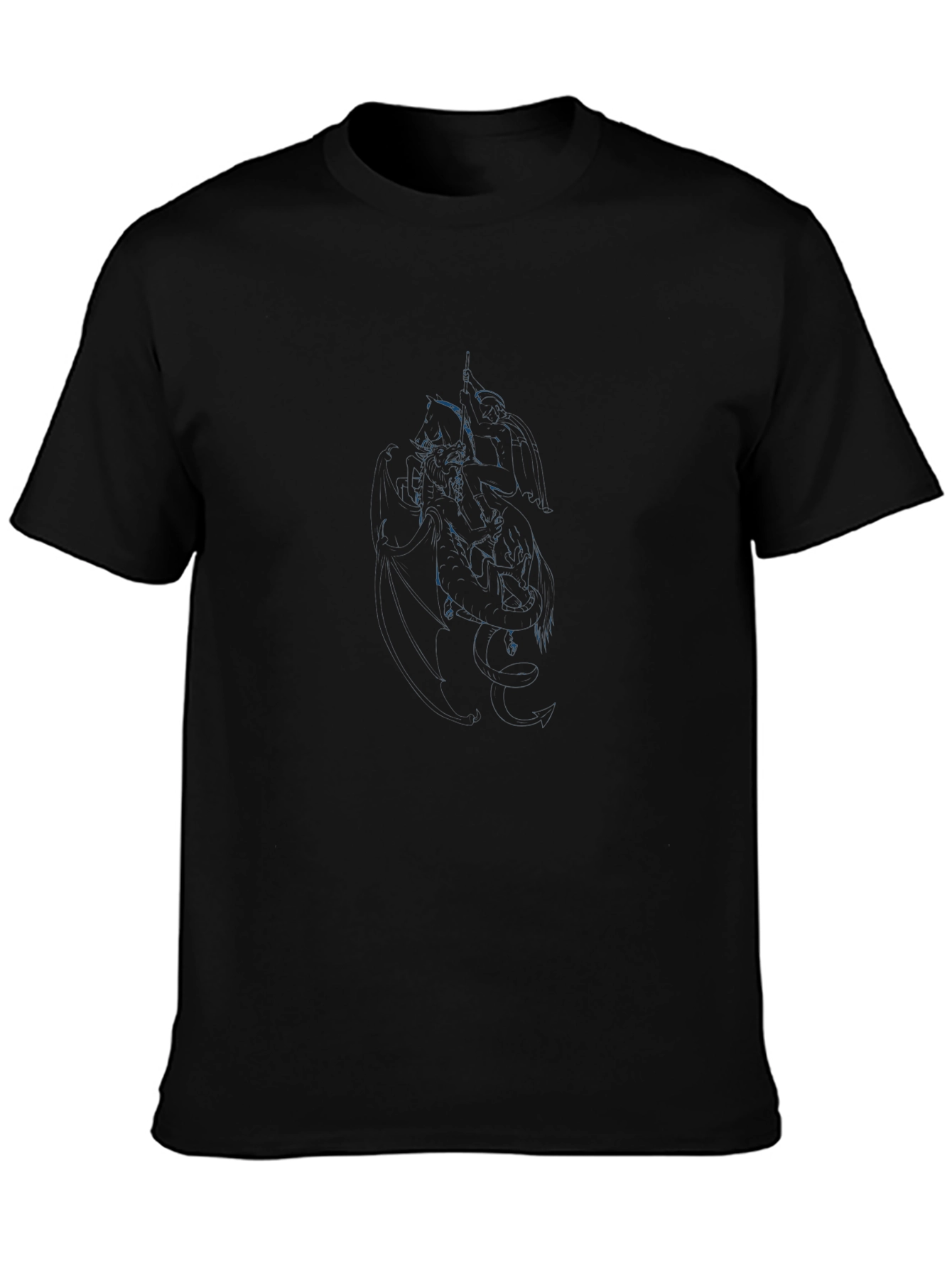 Dark Knight Graphic Tee - Black