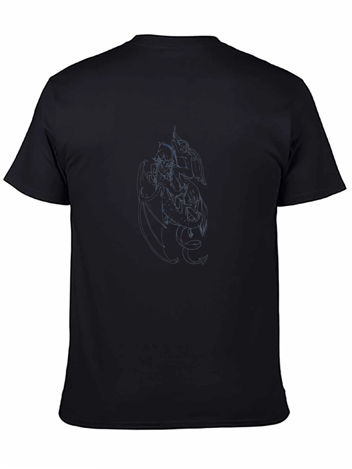 Dark Knight Graphic Tee - Black