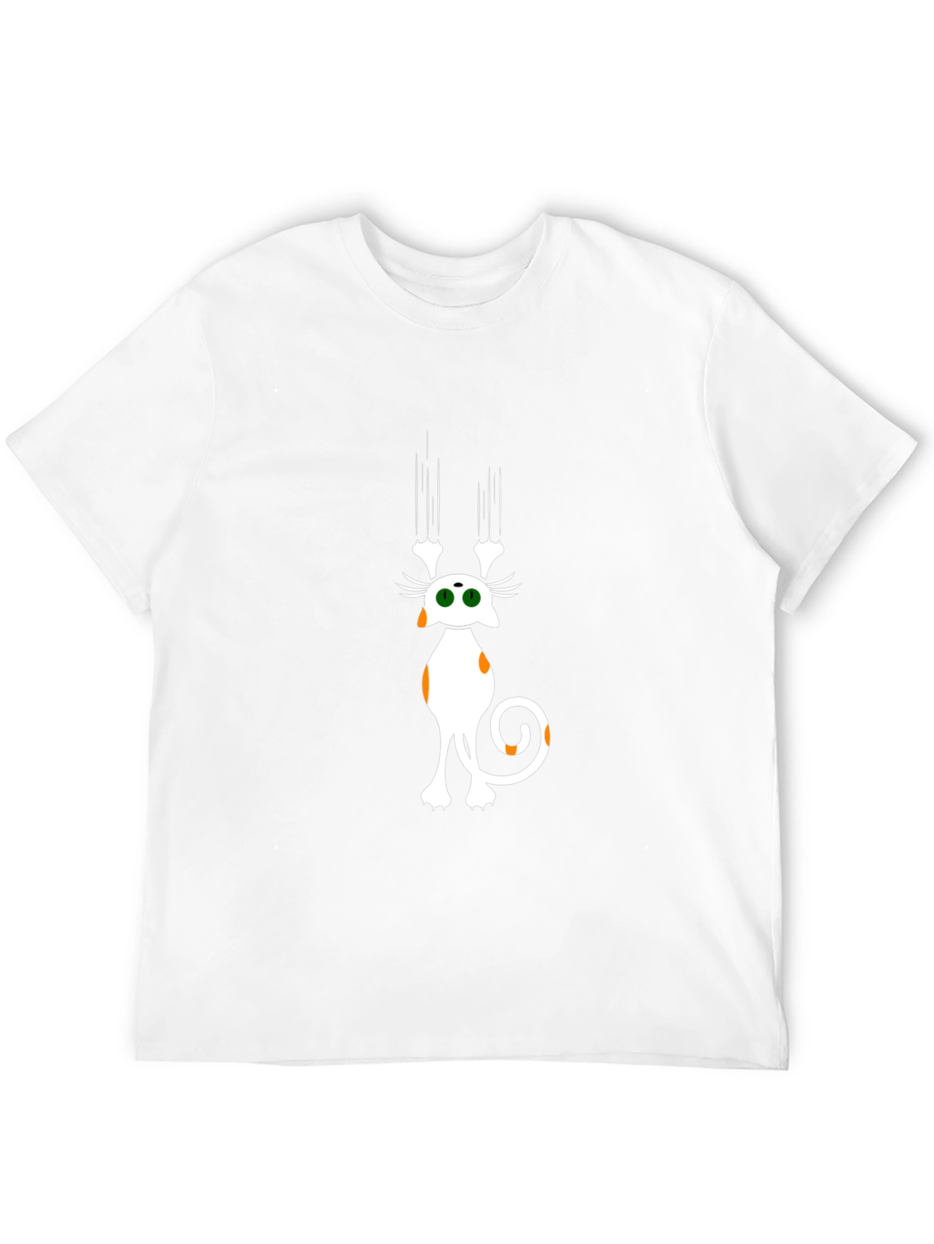 Cat Scratch T-Shirt - Funny Graphic Tee