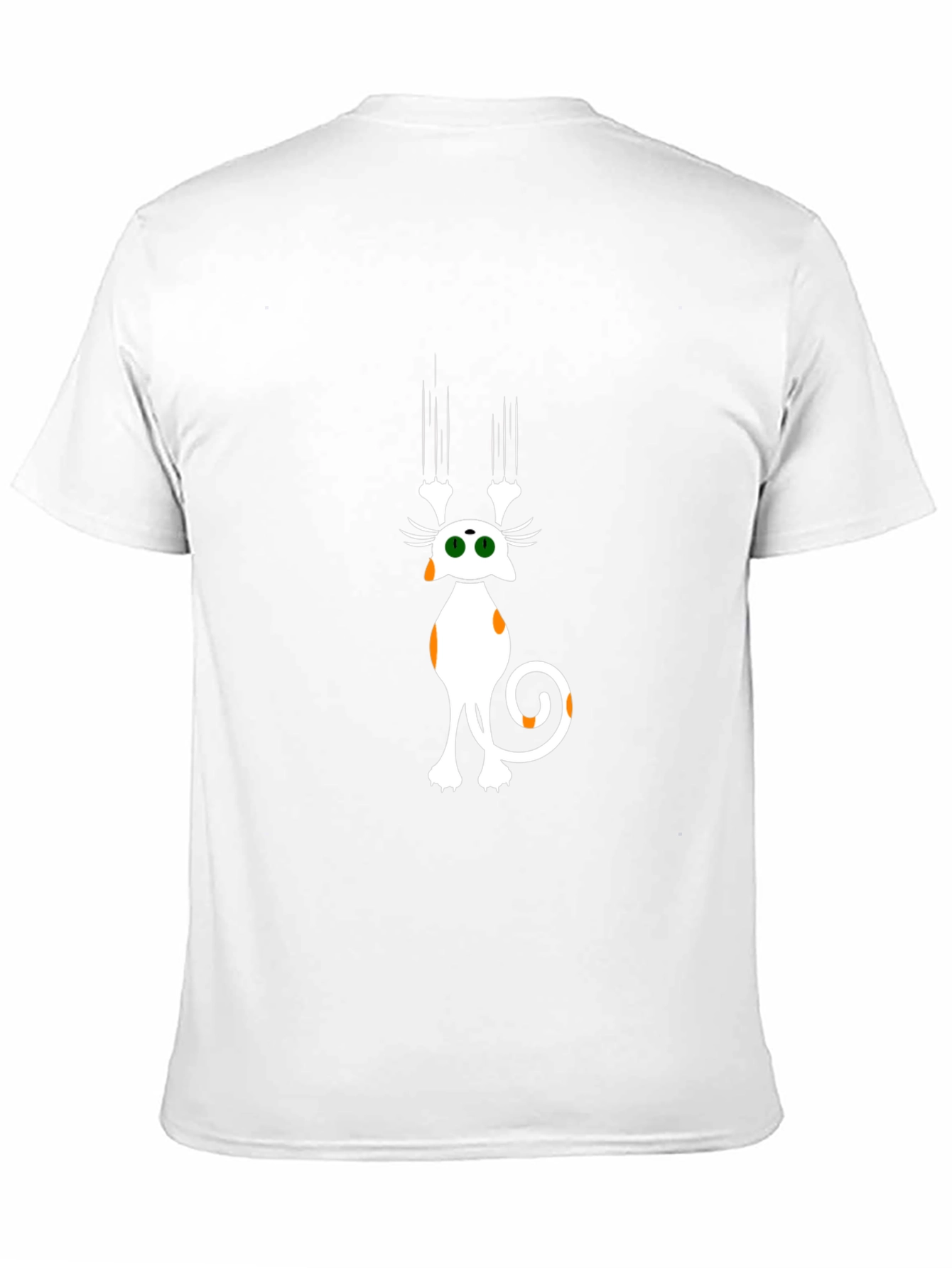 Cat Scratch T-Shirt - Funny Graphic Tee