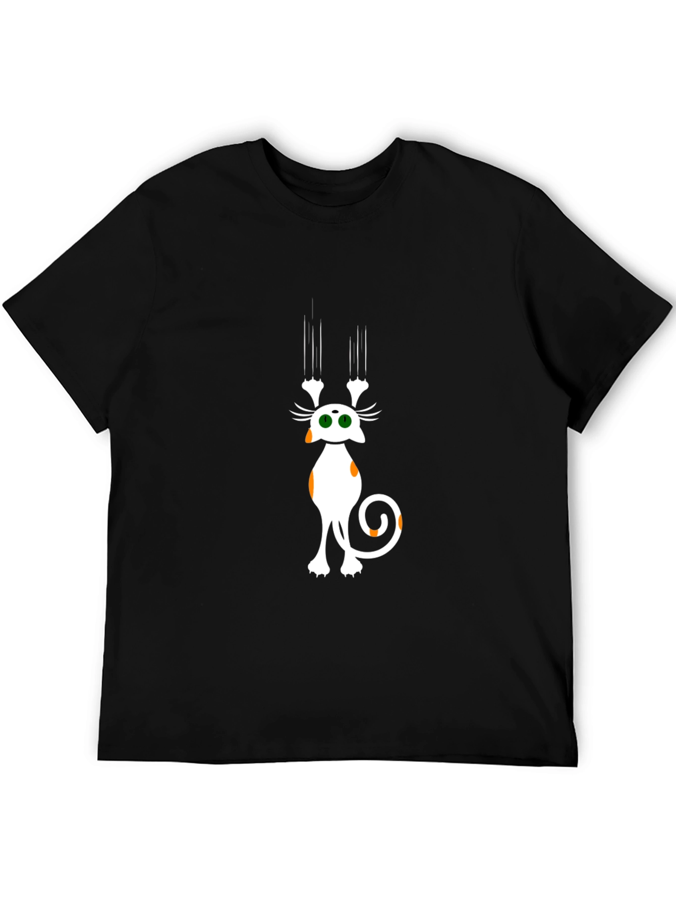 Cat Scratch T-Shirt - Funny Graphic Tee