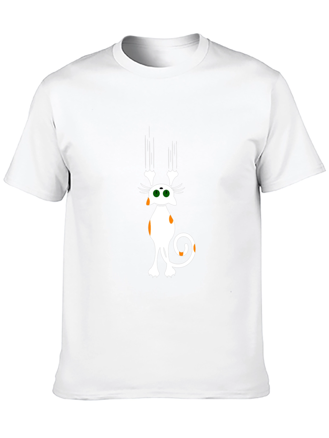 Cat Scratch T-Shirt - Funny Graphic Tee