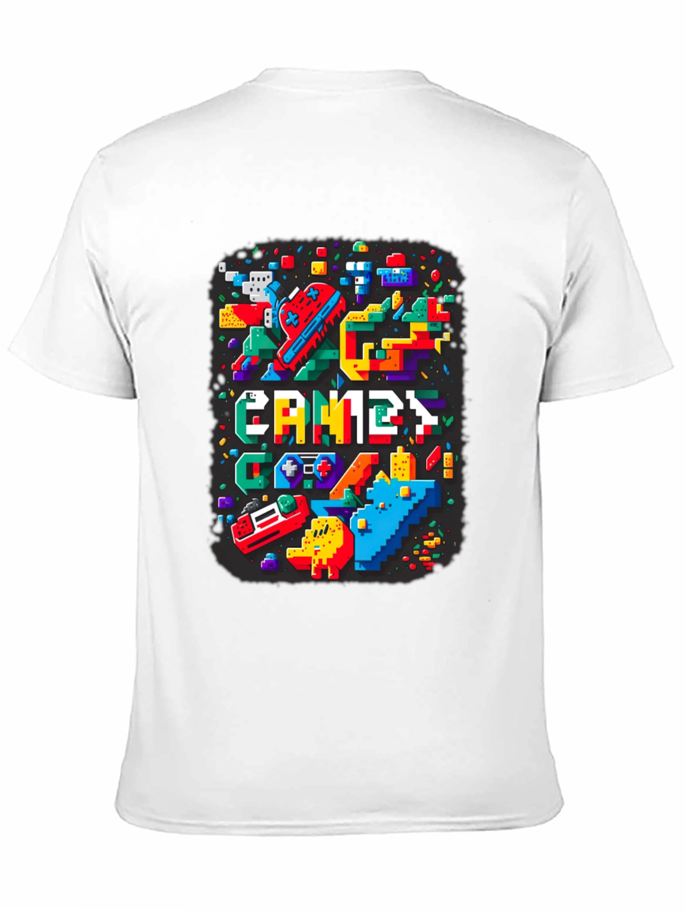 Retro Pixel Games T-Shirt - Gamer Style