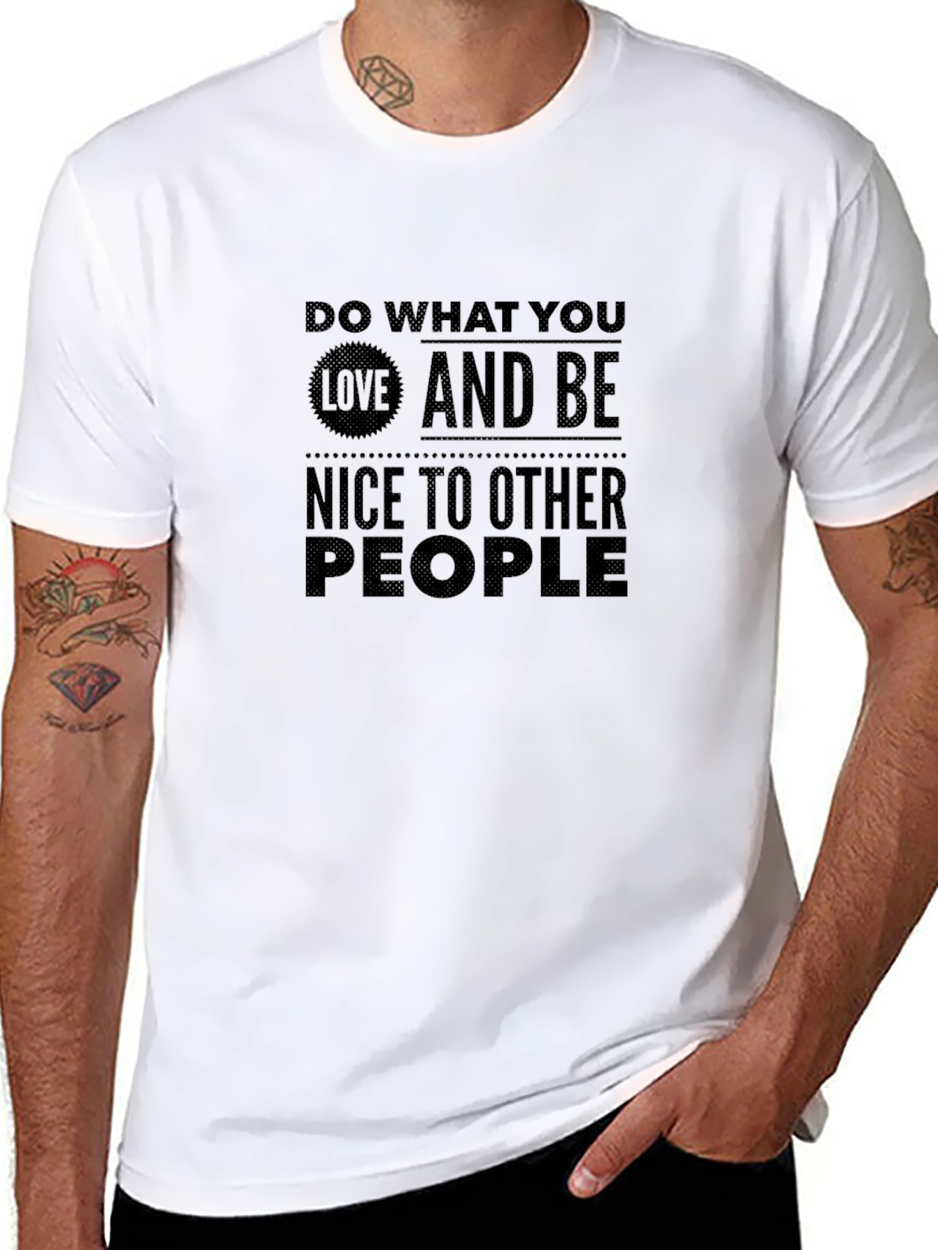 Do What You Love Graphic Tee - Black